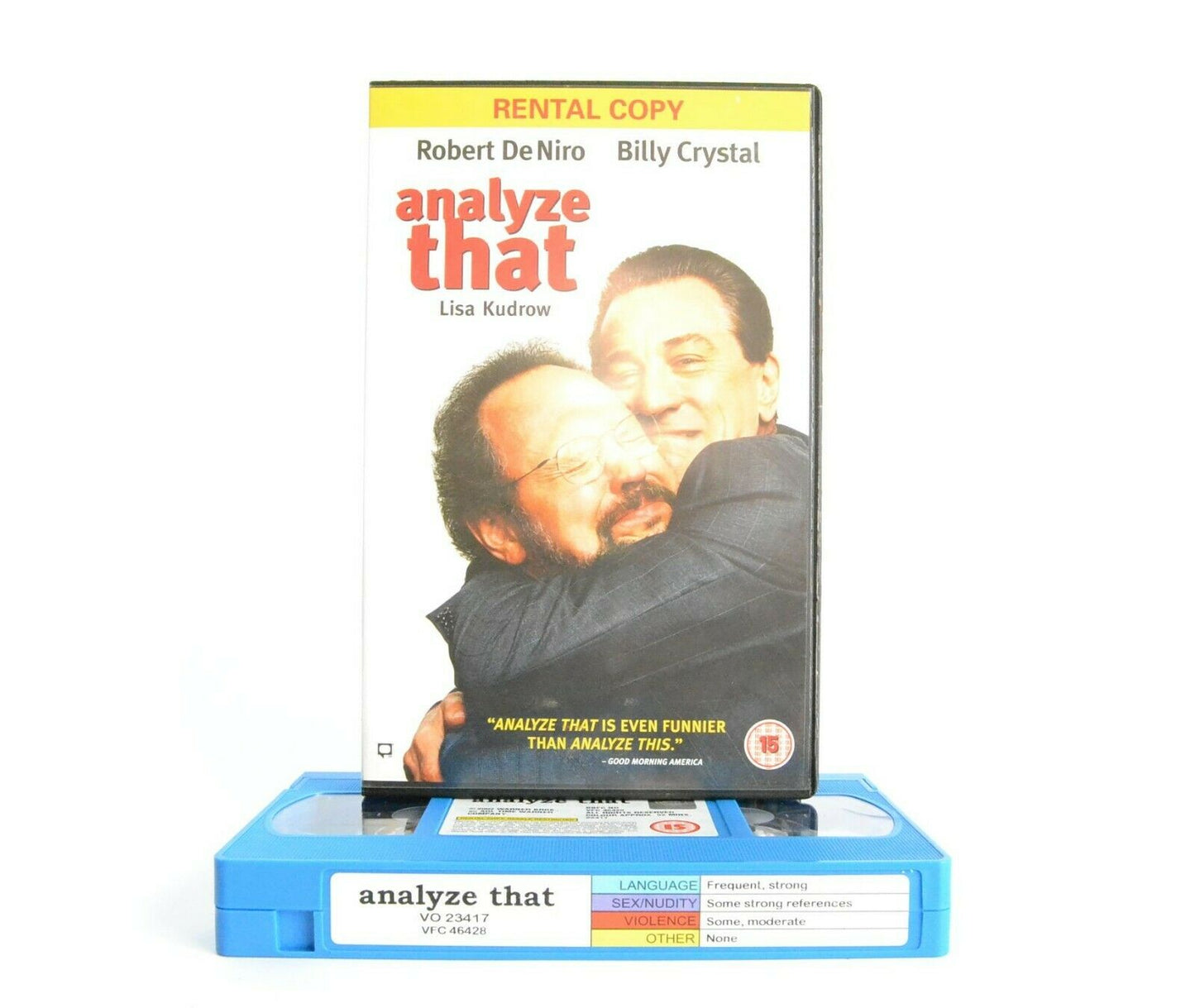 Analyze That: Crime Comedy - Large Box - Ex-Rental - R.DeNiro/B.Crystal - VHS-