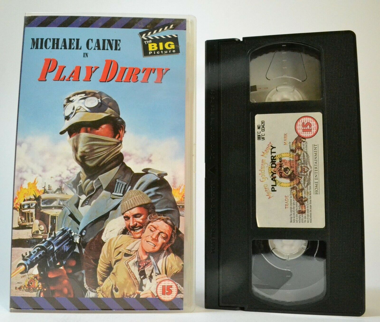 Play Dirty (1969): War Drama - Adventure - Michael Caine / Nigel Davenport - VHS-