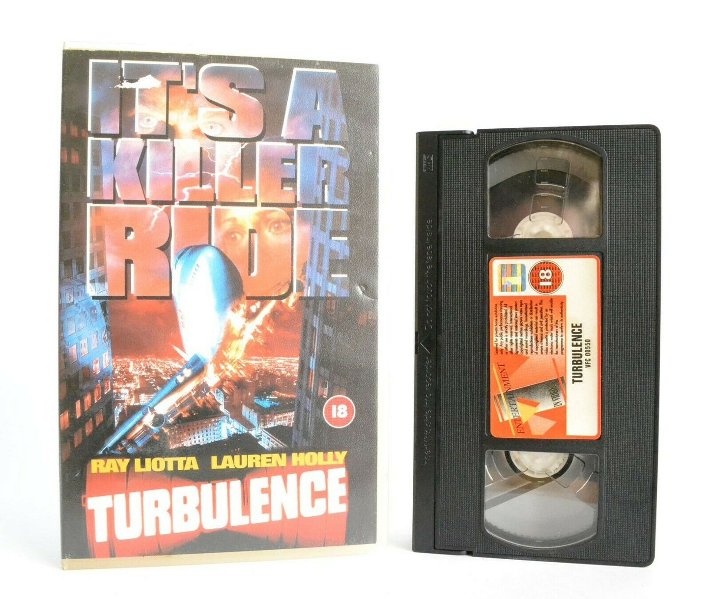 Turbulence: Distaster Crime Thriller - Large Box - Ray Liotta/Lauren Holly - VHS-