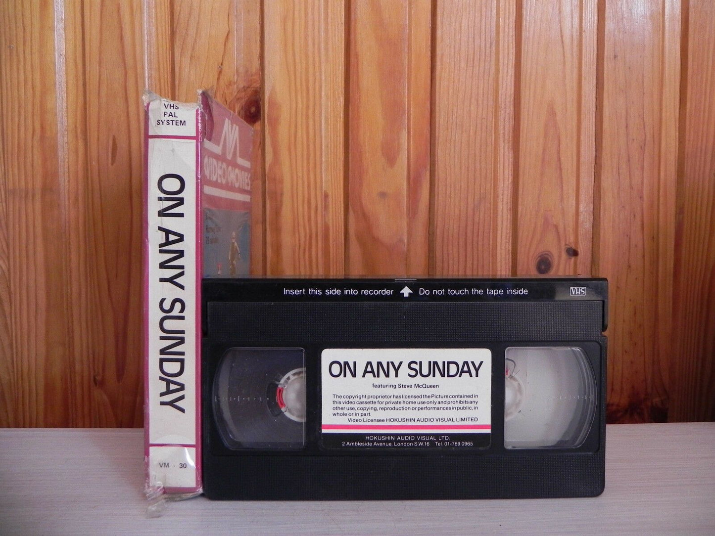 On Any Sunday - Steve McQueen - Hokushin - Full Carton - Pre Cert - Pal VHS-