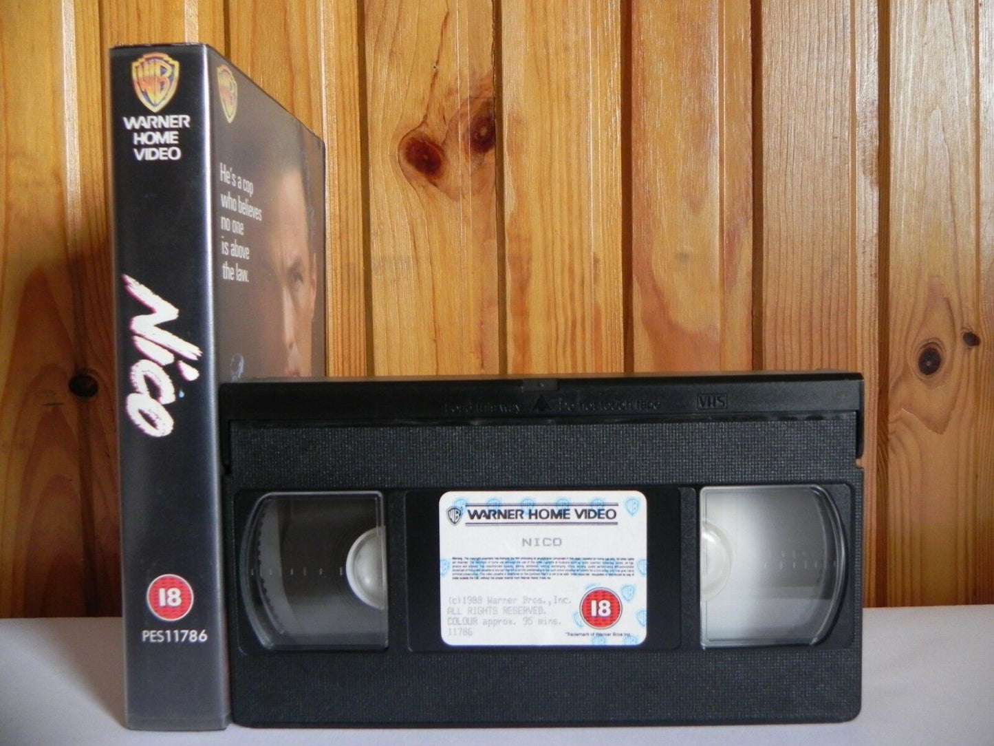 Nico: Above The Law - Original (1990) Release - 80's Action/Seagal Aikido - VHS-
