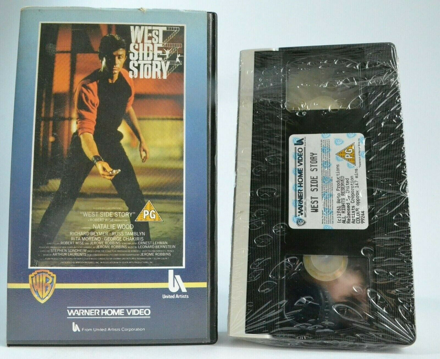 West Side Story (1961) -<Brand New Sealed>- Musical - [Natalie Wood] - Pal VHS-