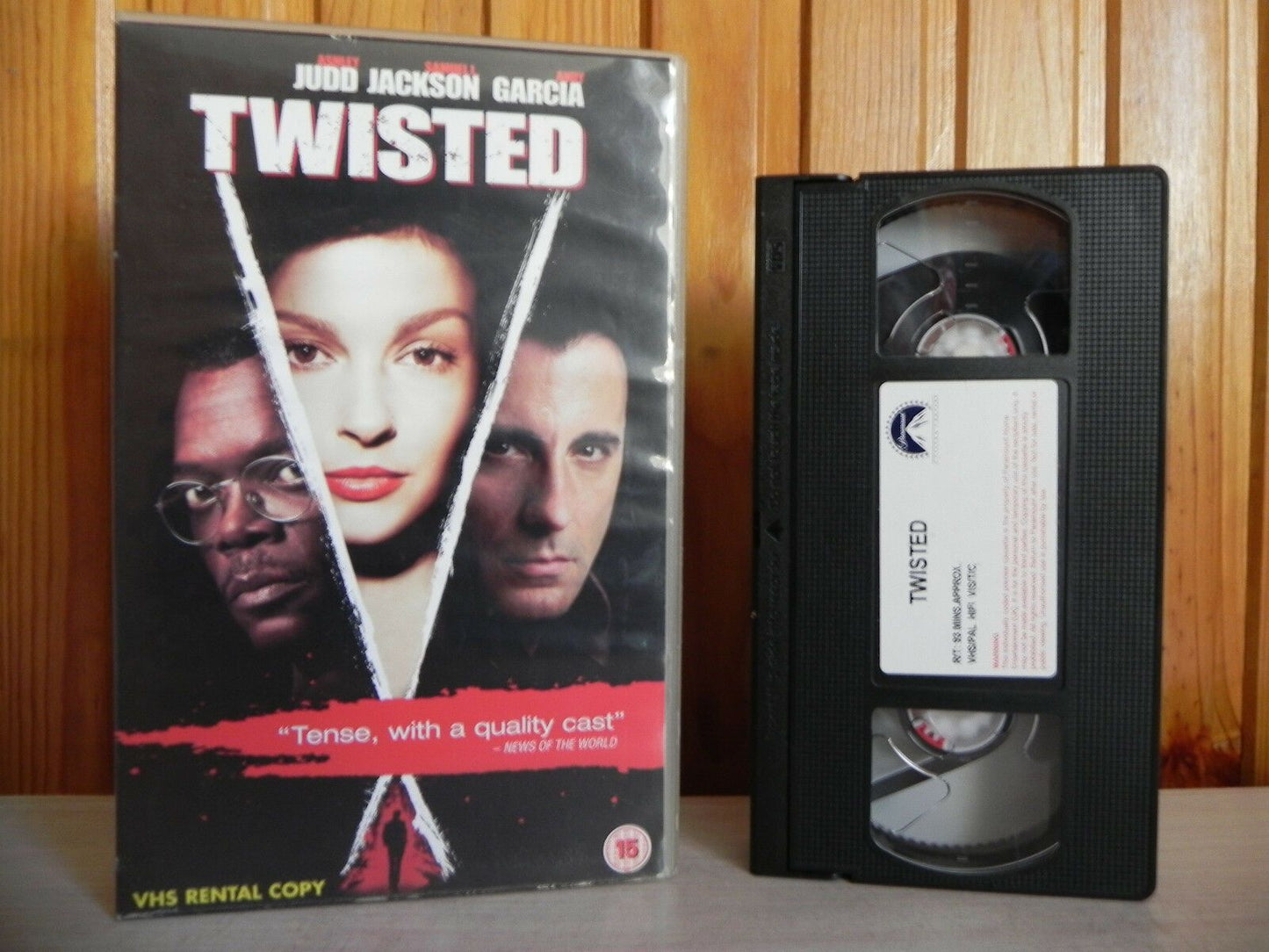 Twisted - Paramount - Drama - Action - Ashley Judd - Samuel L.Jackson - Pal VHS-