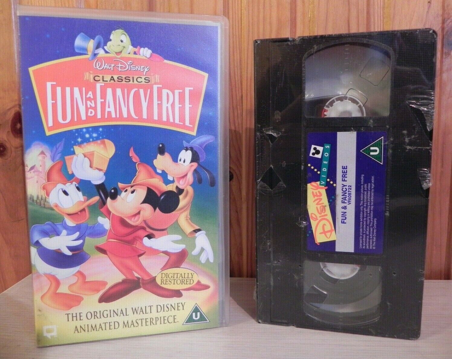 Fun And Fancy Free: Brand New Sealed - Disney Animated Classic - Kids - Pal VHS-
