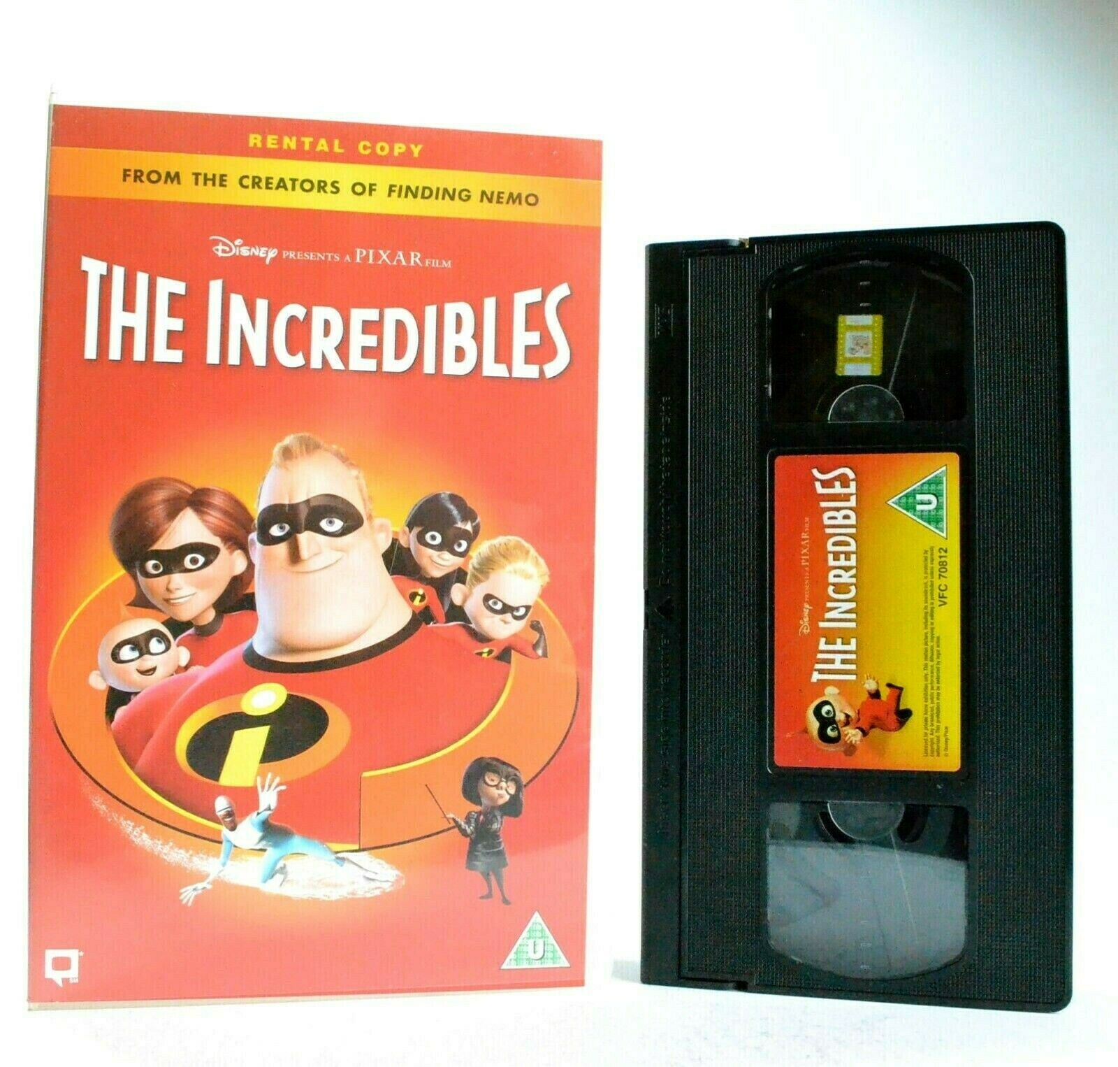 The Incredibles: Disney/PIXAR - Computer Animated - Large Box - Kids - Pal VHS-