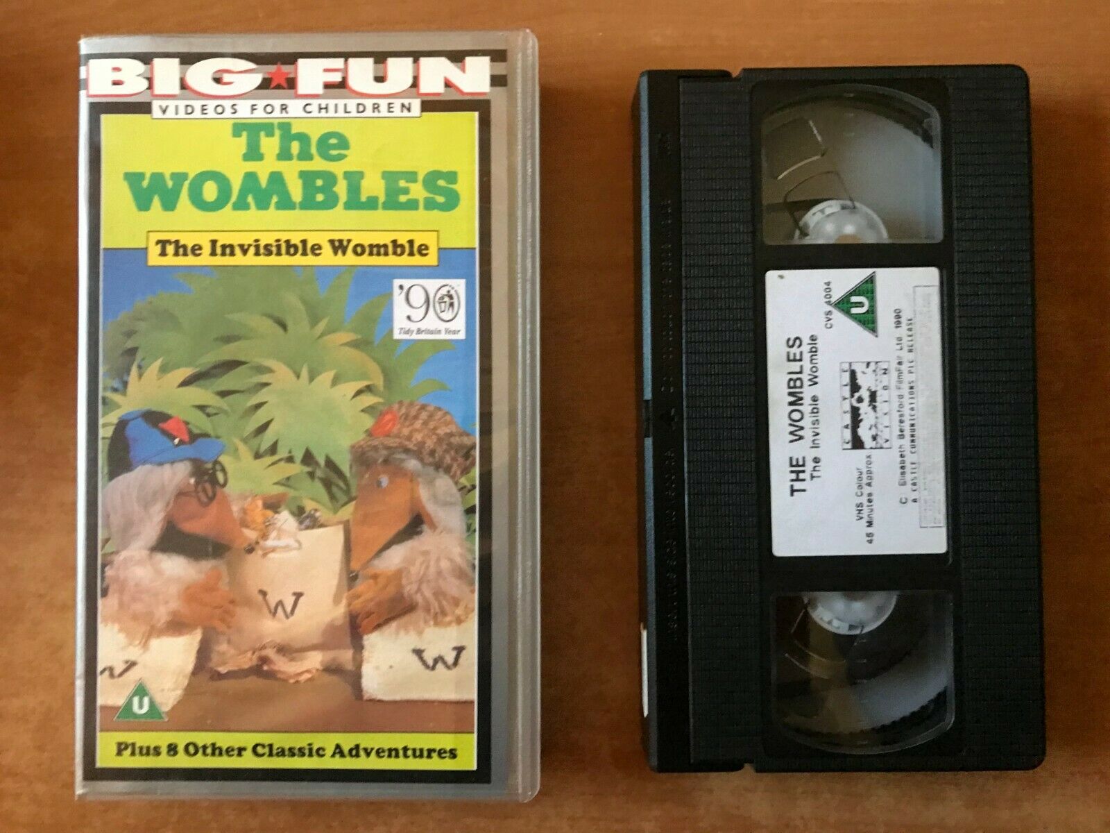 The Wombles: The Invisible Womble [Big Fun Videos] Animated - Children's - VHS-