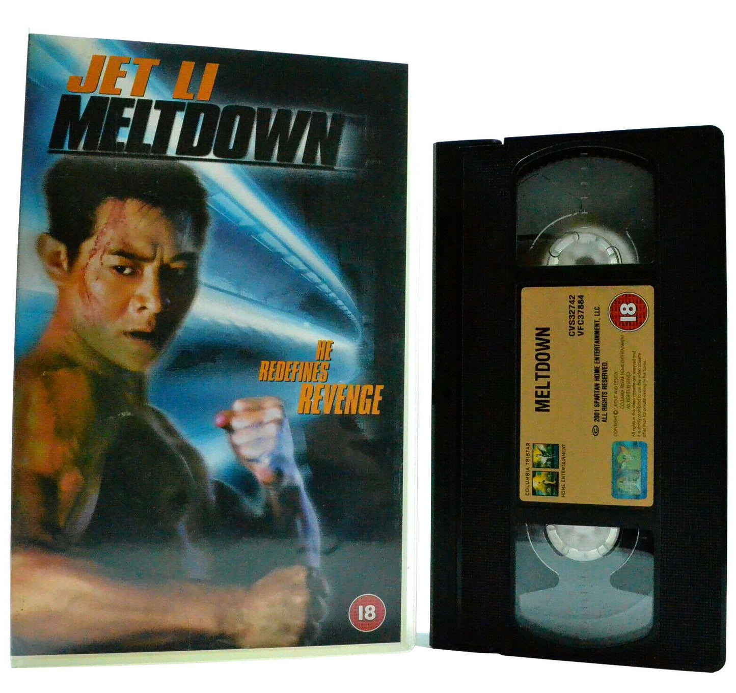 Jet Li: Meltdown - Action/Martial Arts (2001) - Large Box - Ex-Rental - Pal VHS-