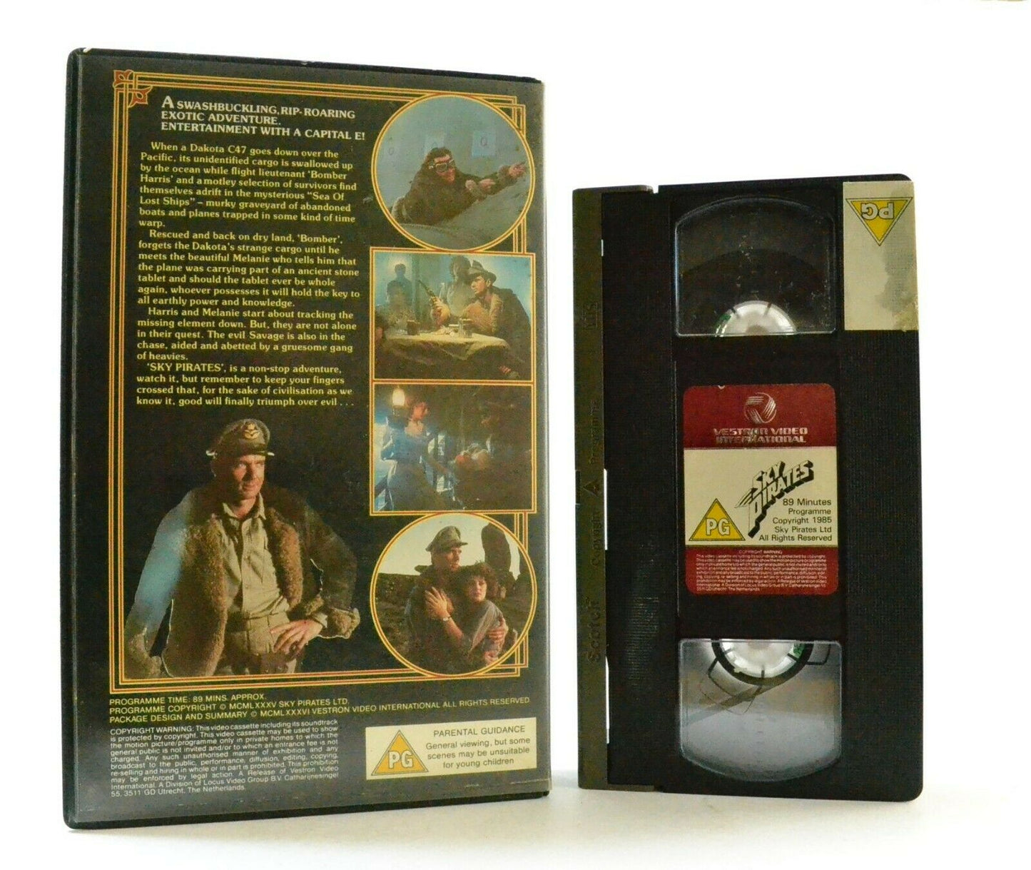 Sky Pirates: Vestron (1985) - Action/Adventures - Large Box - M.Phipps - Pal VHS-