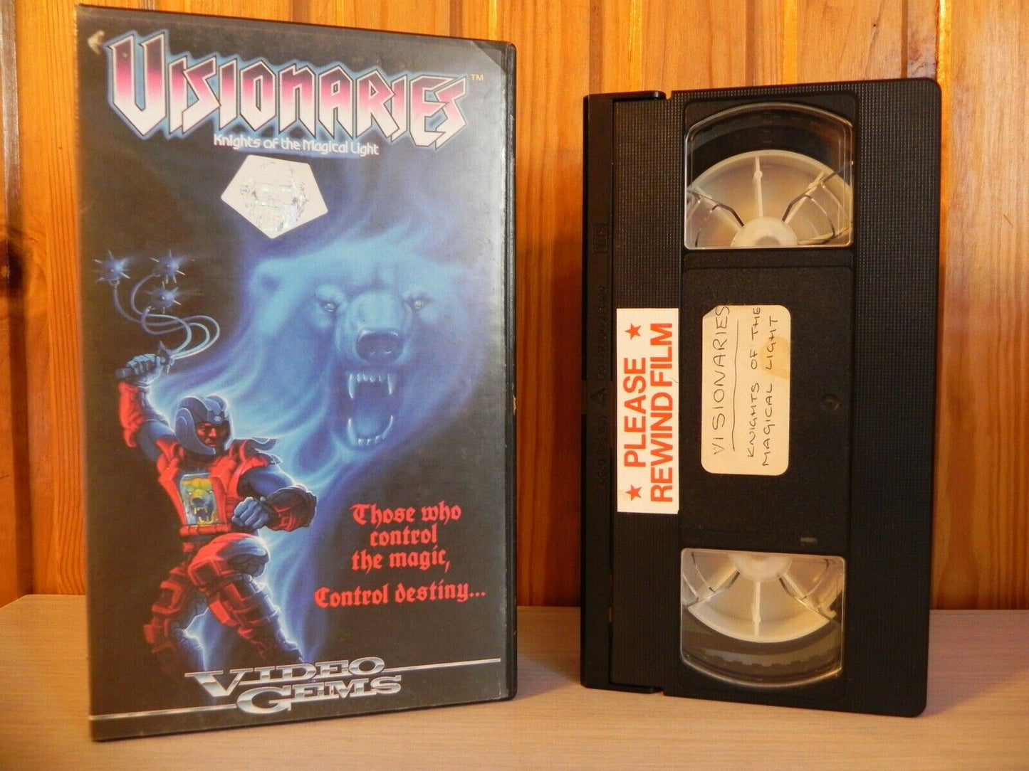 VISIONARIES - KNIGHTS OF THE MAGICAL LIGHT - KIDS VIDEO - 1987 VIDEO GEMS - VHS-