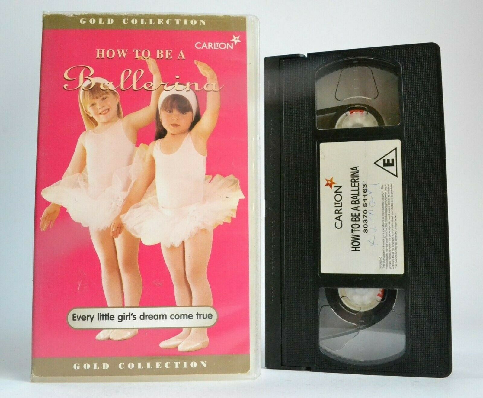 How To Be A Ballerina [Carlton] - Debra Bradnum - Ballet - Classic Dance - VHS-