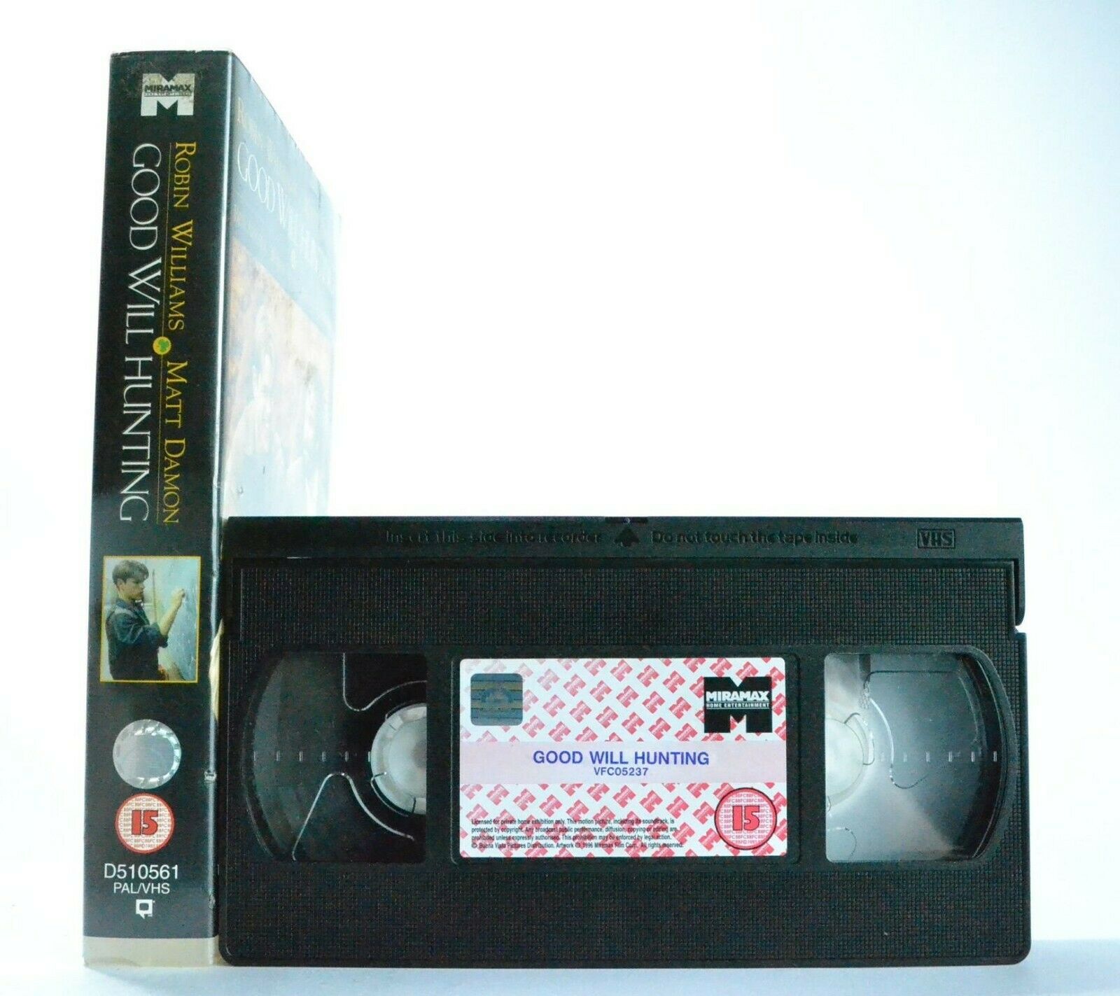 Good Will Hunting: (1997) Drama; Self Taught Genius - R.Williams/M.Damon - VHS-