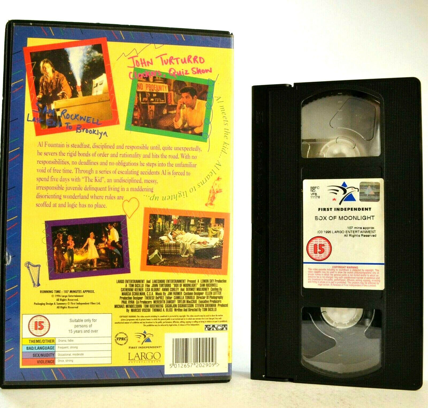 Box Of Moon Light: Alternative Indie Arthouse Gem - Large Box - J.Turturro - VHS-