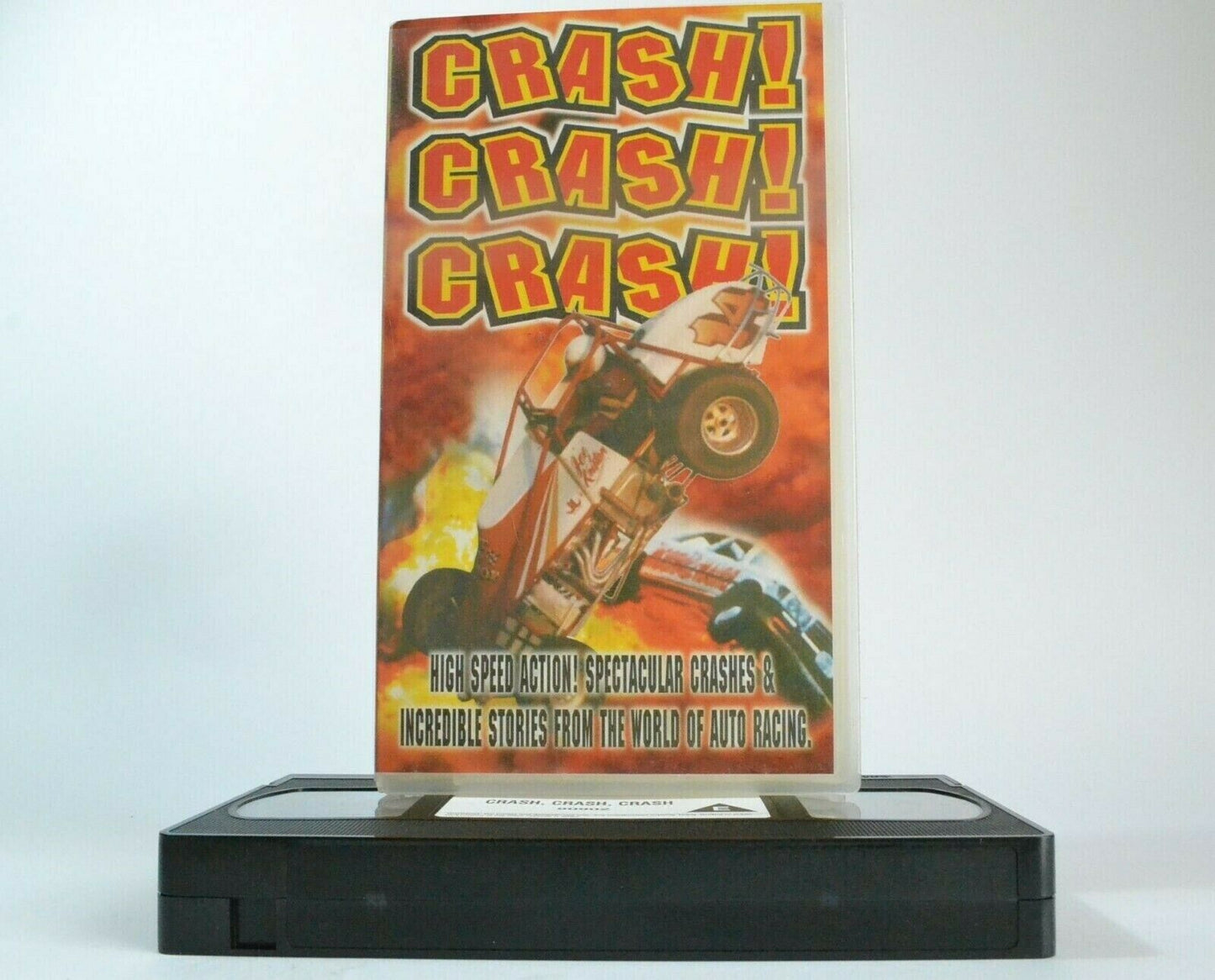 Crash, Crash, Crash: Motorsports - Car Racing - Sprint Cars - Dirty Tracks - VHS-
