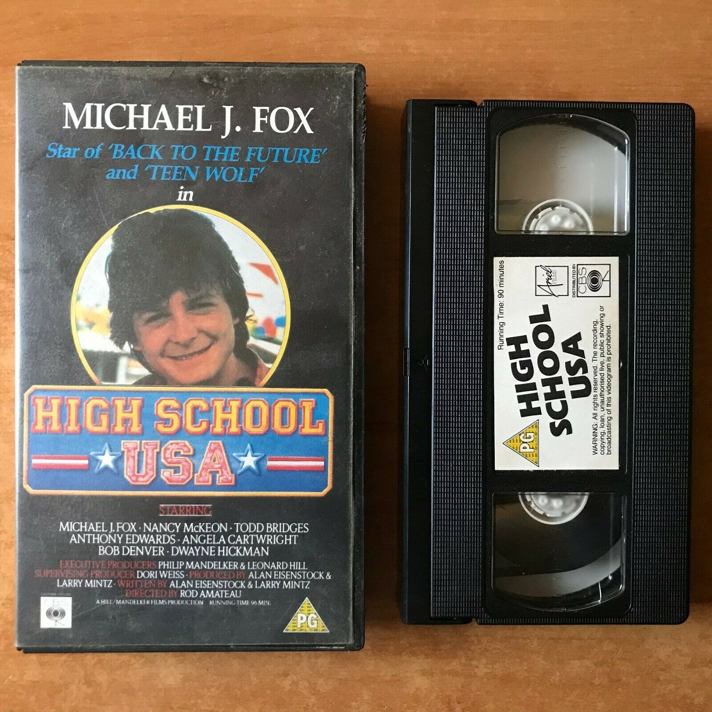 High School USA [Rod Amateau]: Made For TV - Comedy - Michael J.Fox - Ariel VHS-