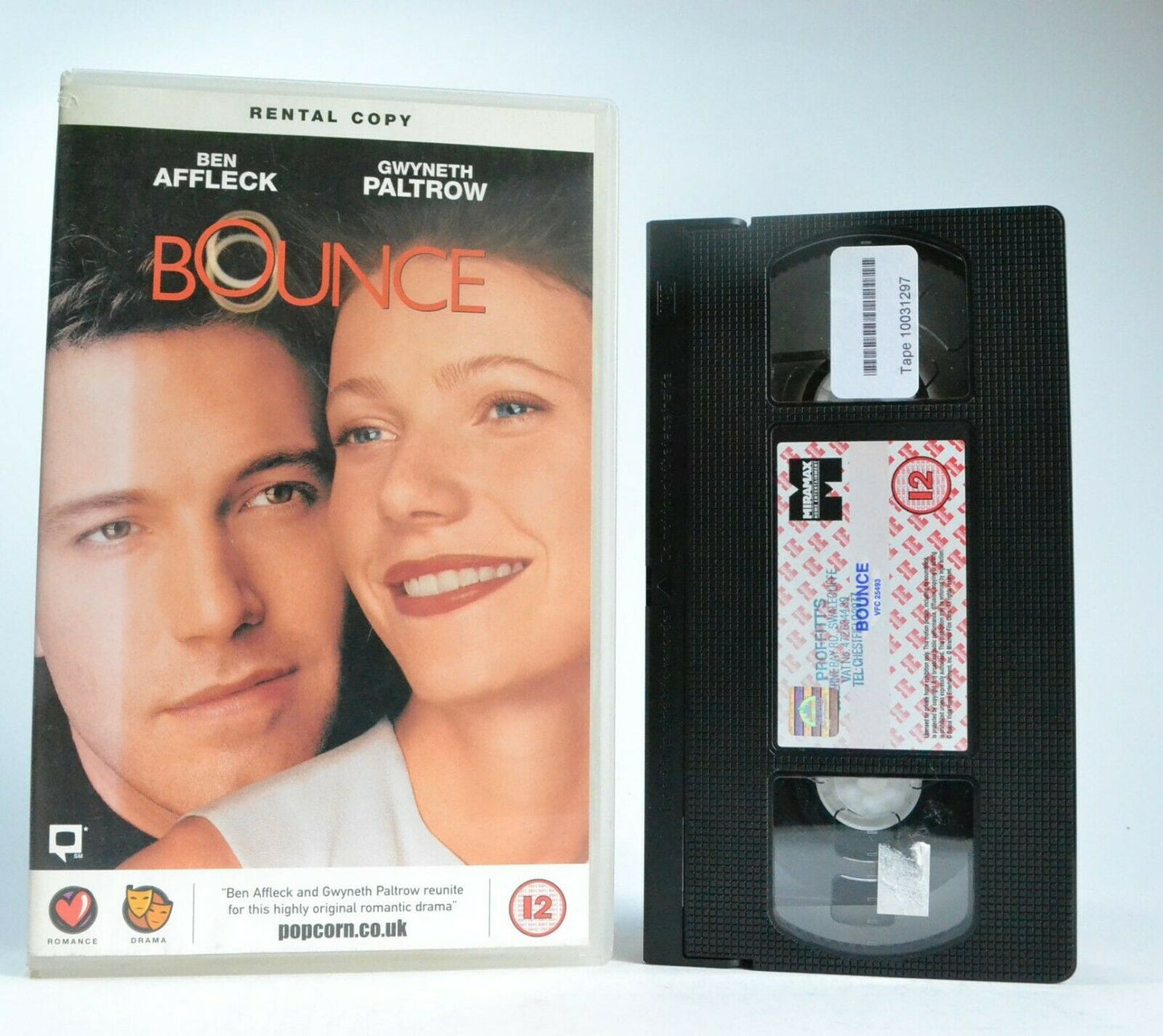 Bounce (2000) - Romantic Comedy - Large Box - Ben Affleck/Gwyneth Paltrow - VHS-