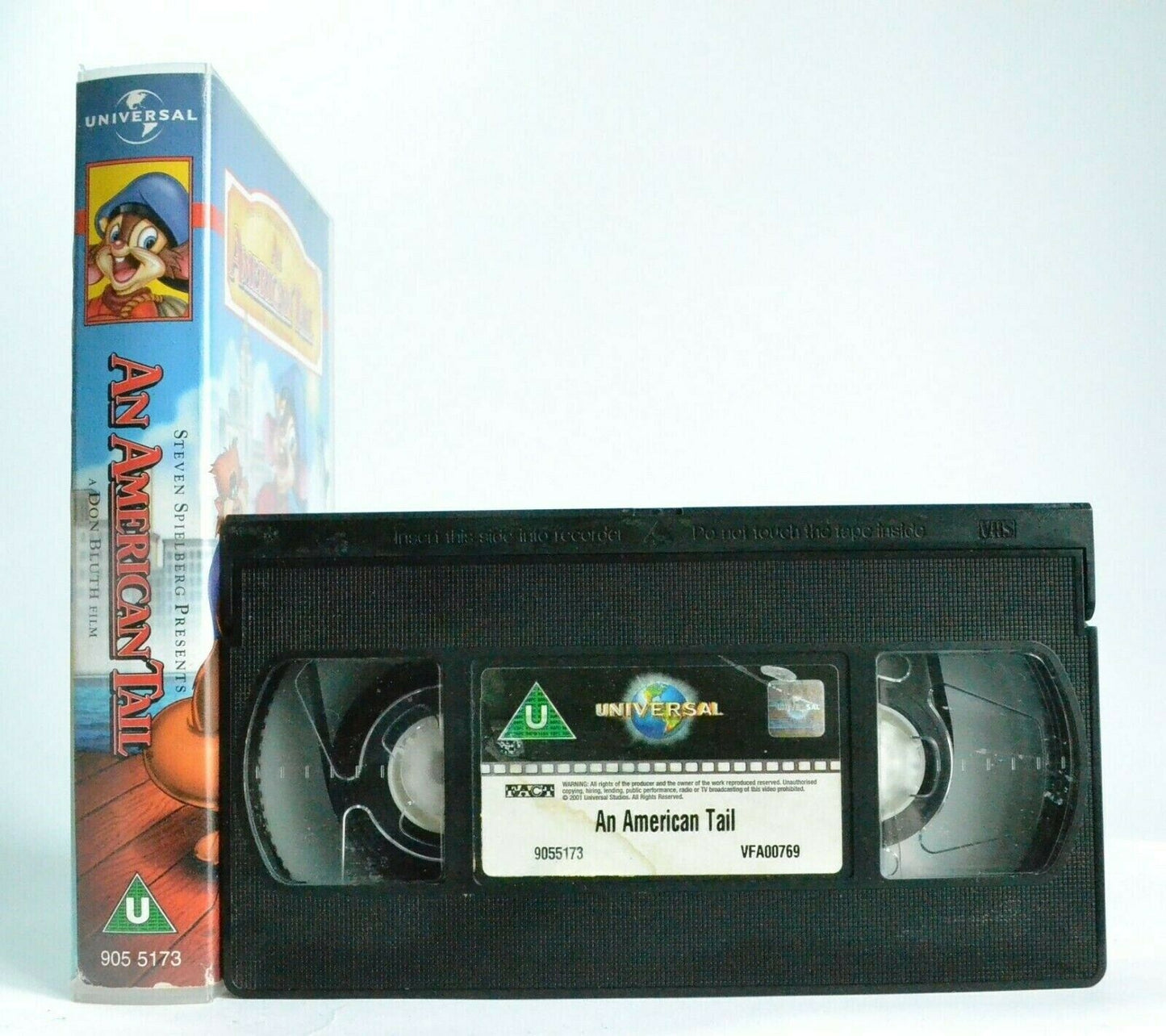 An American Tail: By Don Bluth (1986) - Musical Adventure - Children's - Pal VHS-