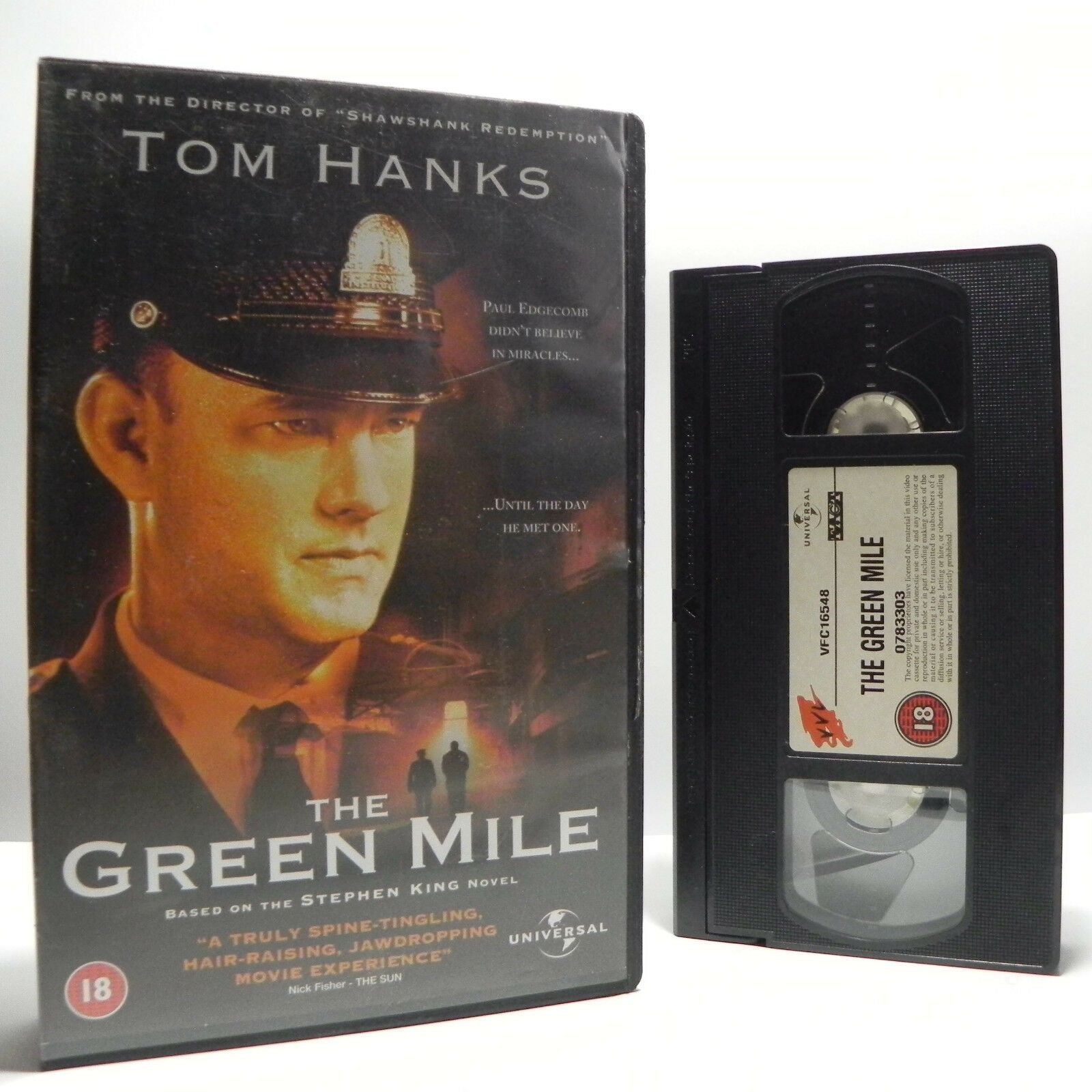 The Green Mile: Large Box - Based On The Stephen King Novel - Tom Hanks - VHS-