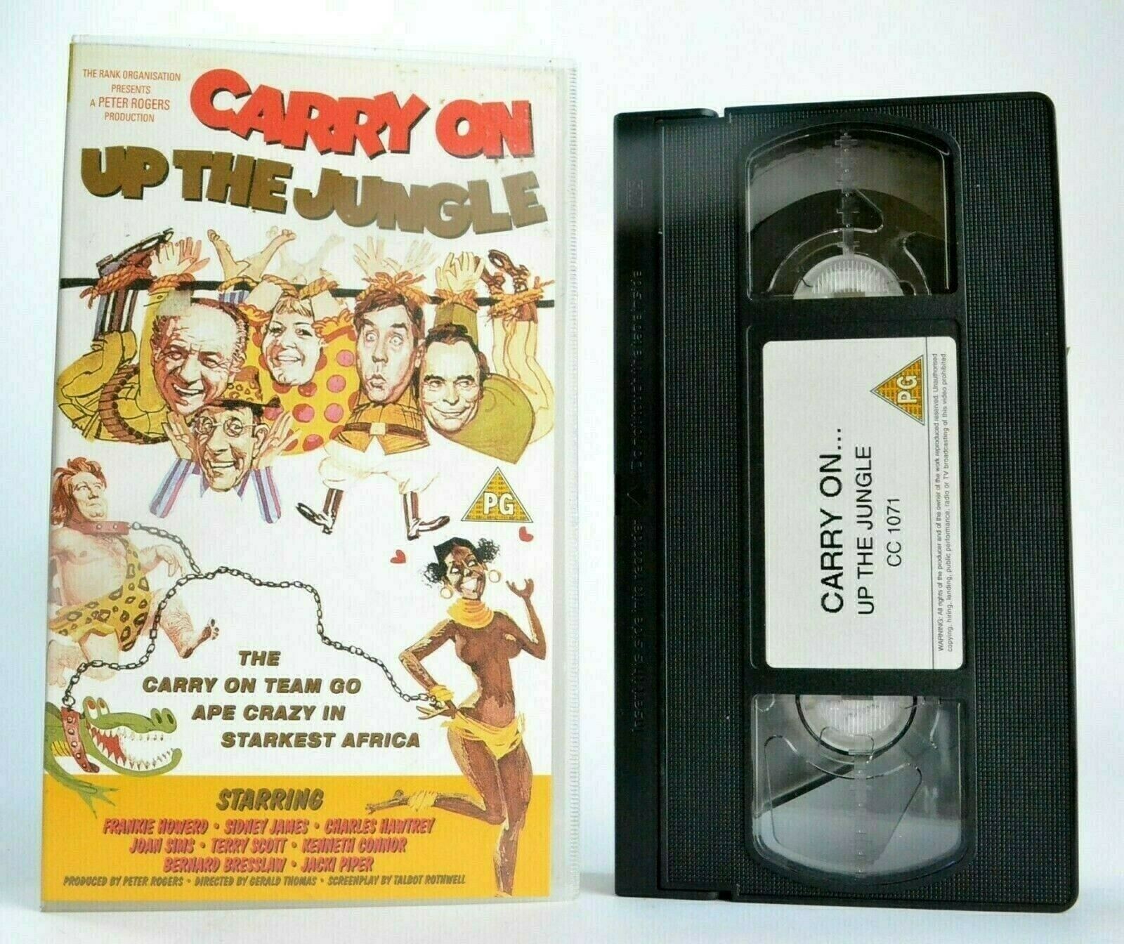 Carry On Up The Jungle (1970) - British Comedy - Frankie Howerd/Sid James - VHS-