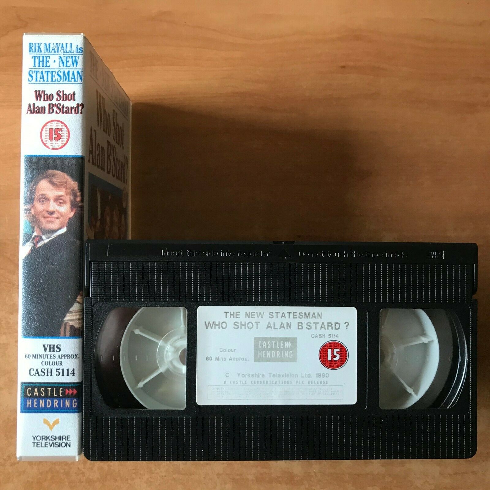 Who Shot Alan B'Stard? - Rick Mayall - The New Statesman - Castle Hendring - VHS-