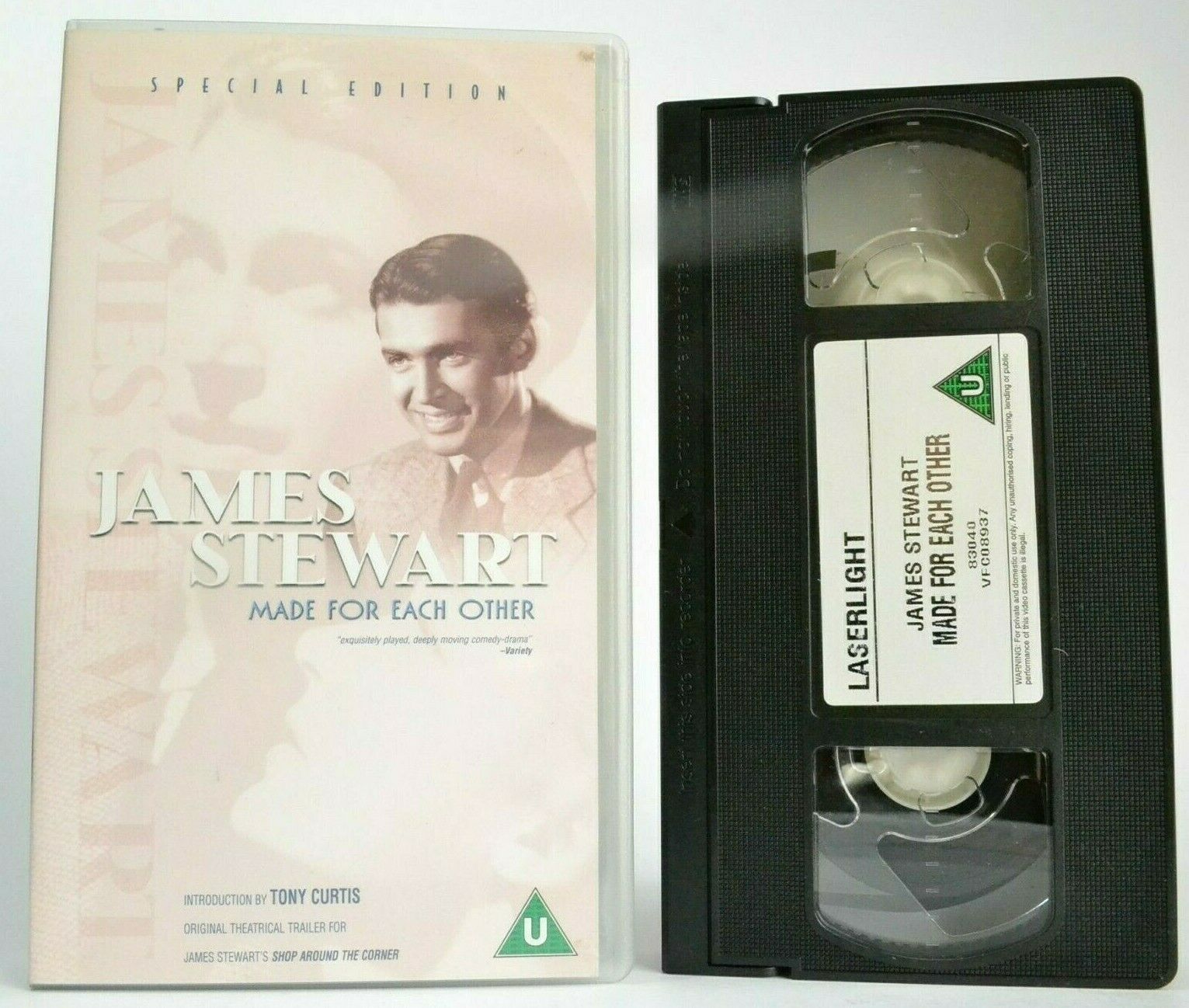 James Stewart: Made For Each Other <<Special Edition>> - Romance - Pal VHS-