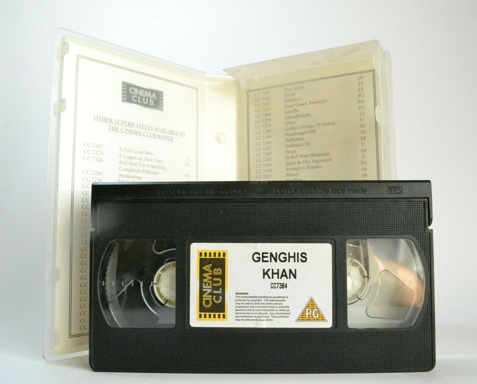 Genghis Khan (1965); [Henry Levin] Historical War Darma - Omar Sharif - Pal VHS-