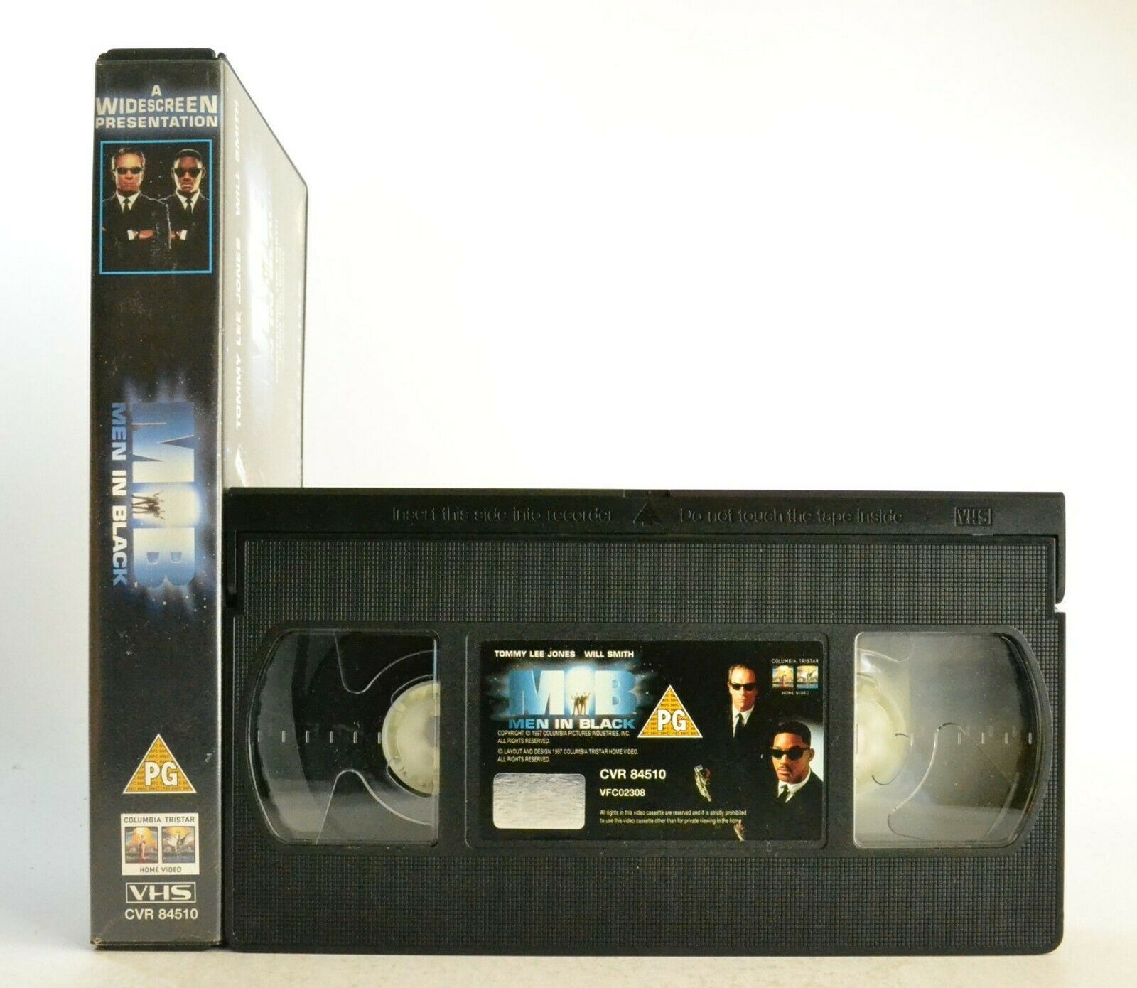Men In Black: T.Lee Jones/W.Smith - Sci-Fi/Comedy (1997) - Widescreen - Pal VHS-