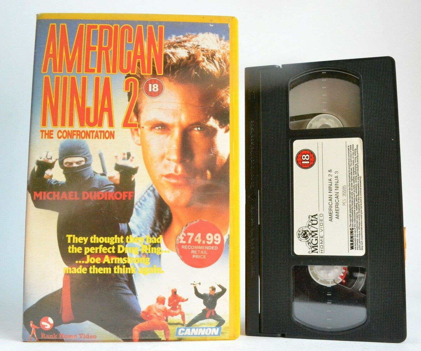 American Ninja 2: The Confrontantion; [Cannon] Big Box - Action - Michael Dudikoff - Pal VHS - Golden Class Movies LTD