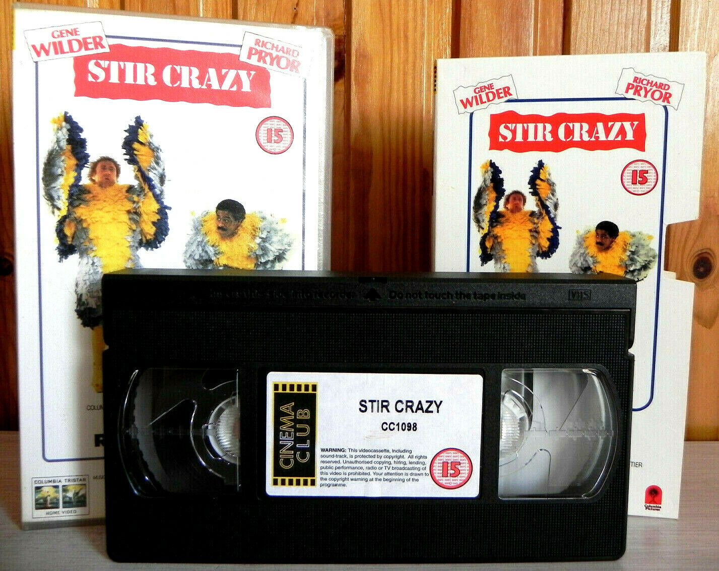 Stir Crazy - Columbia Tristar - Comedy - Gene Wilder - Richard Pryor - VHS-