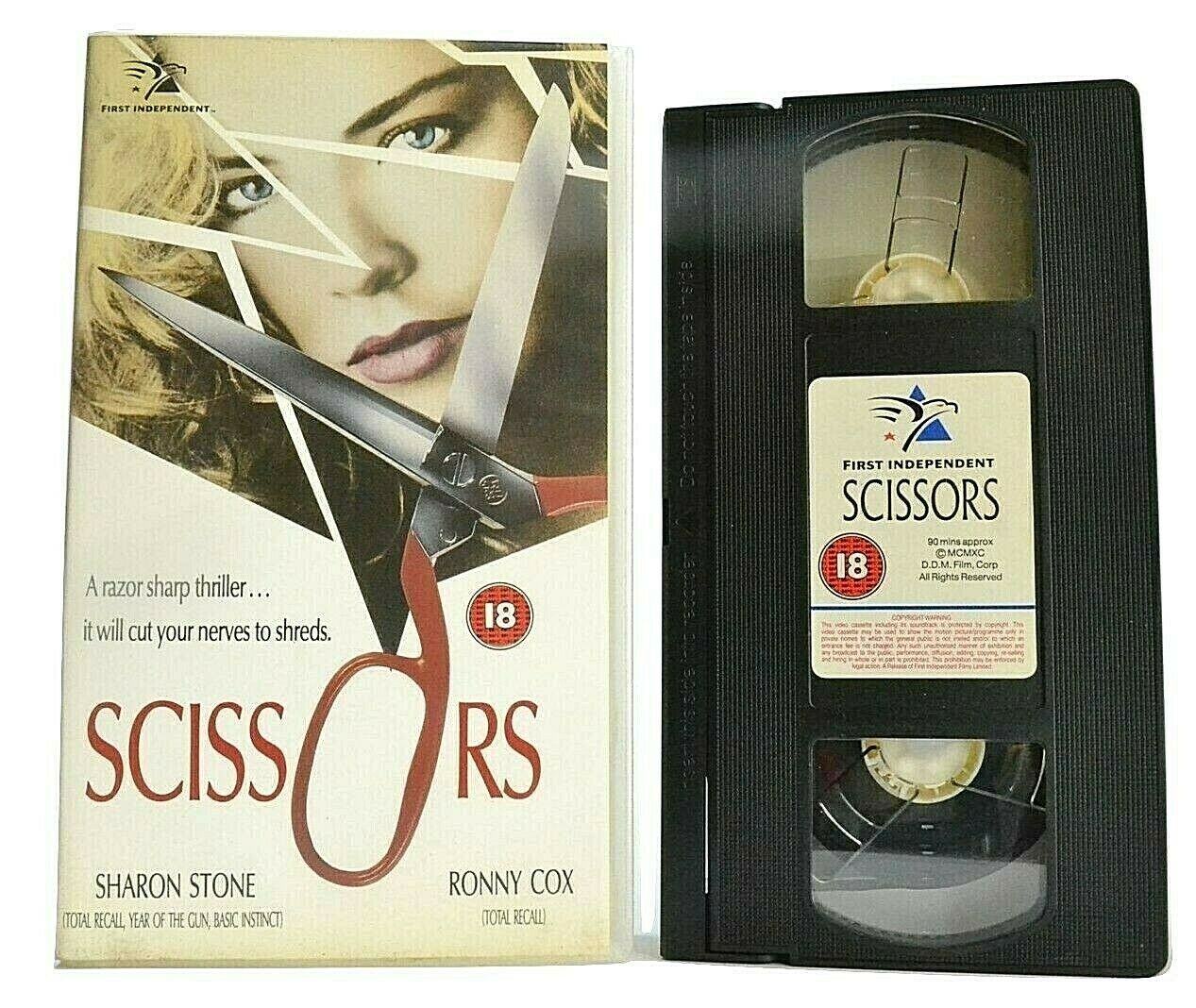 Scissors - [Frank De Felitta] - Psychological Thriller - Sharon Stone - Pal VHS-