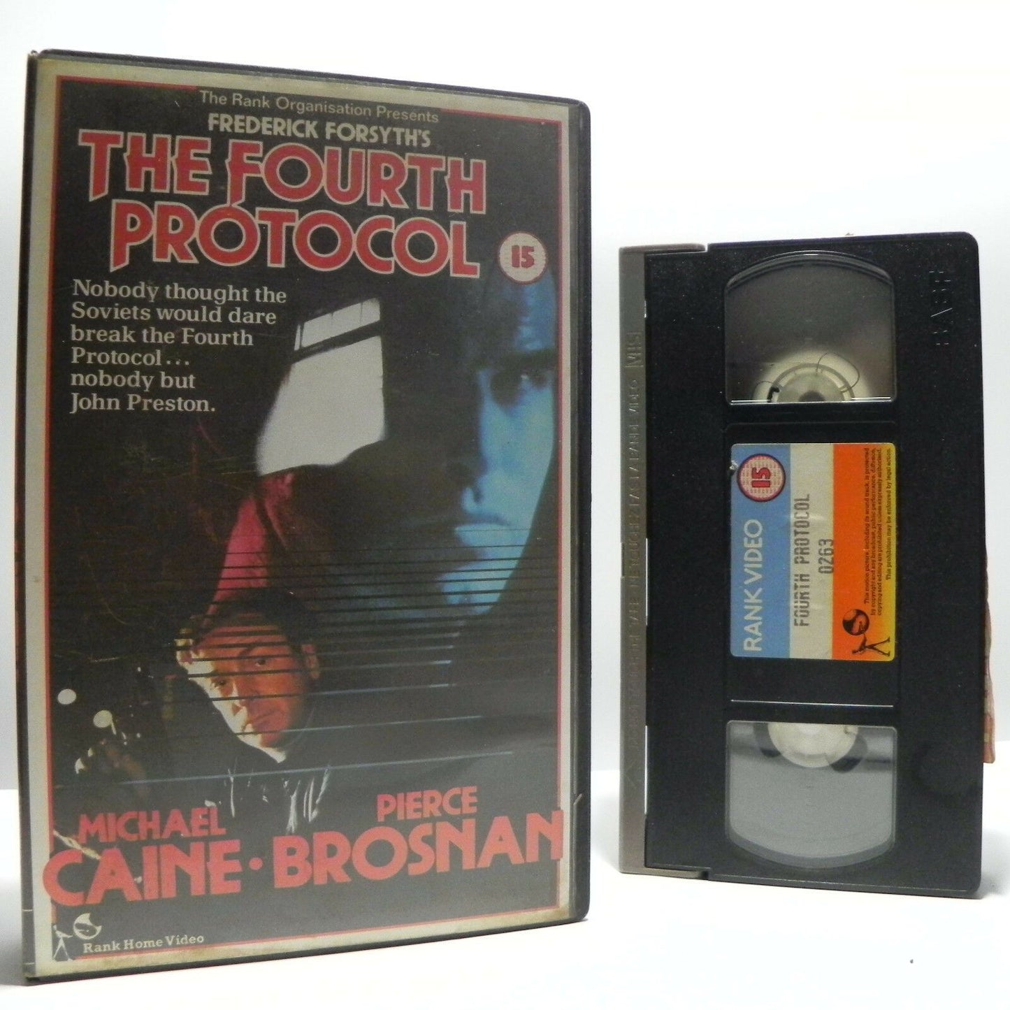 The Fourth Protocol: (1987) Thriller - Large Box - M.Caine/P.Brosnan - Pal VHS-
