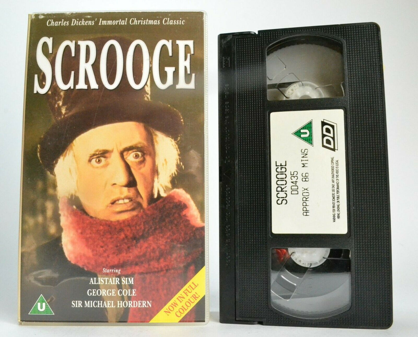 Scrooge (1951); [Charles Dickens] Christmas Tale - Drama - Alistair Sim - VHS-