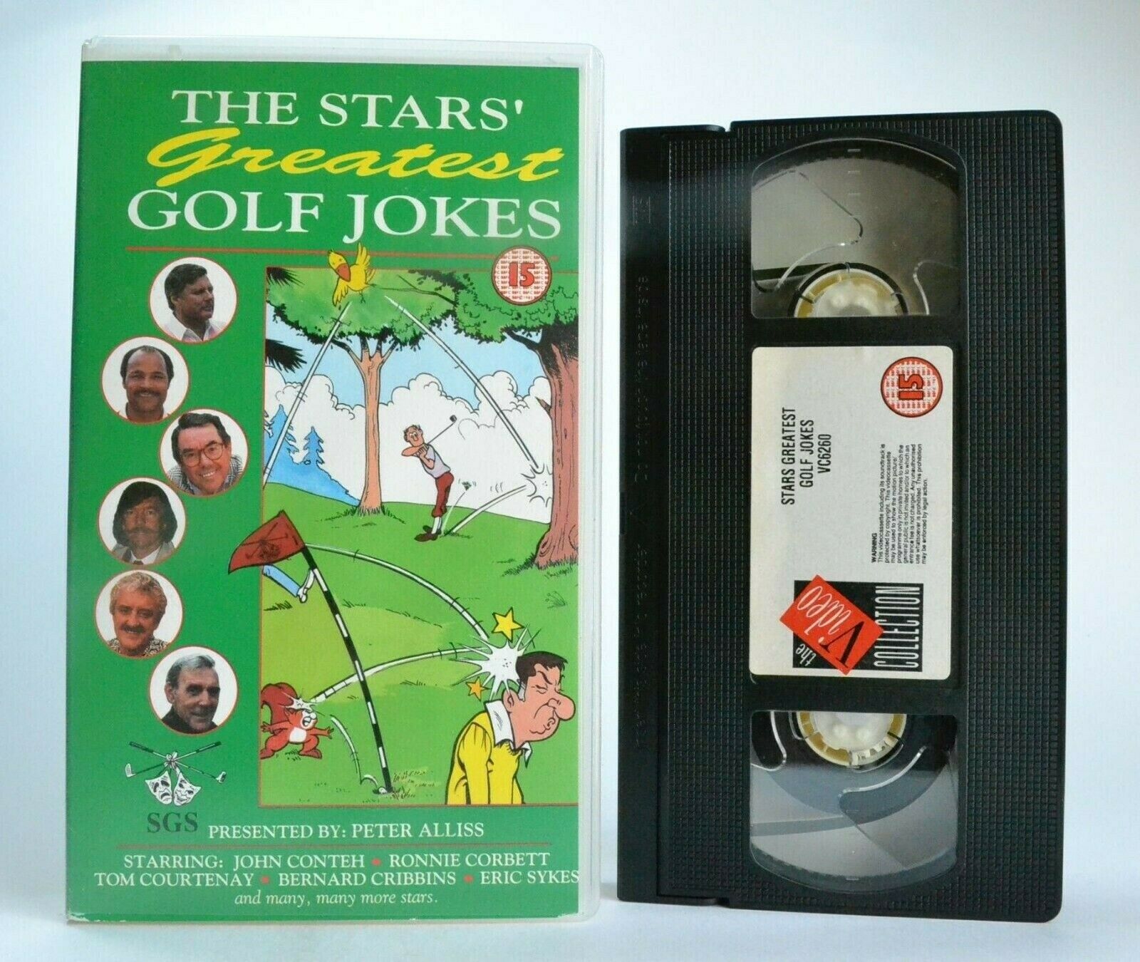 The Stars' Greatest Golf Jokes: By Peter Alliss - John Conteh - Eric Sykes - VHS-