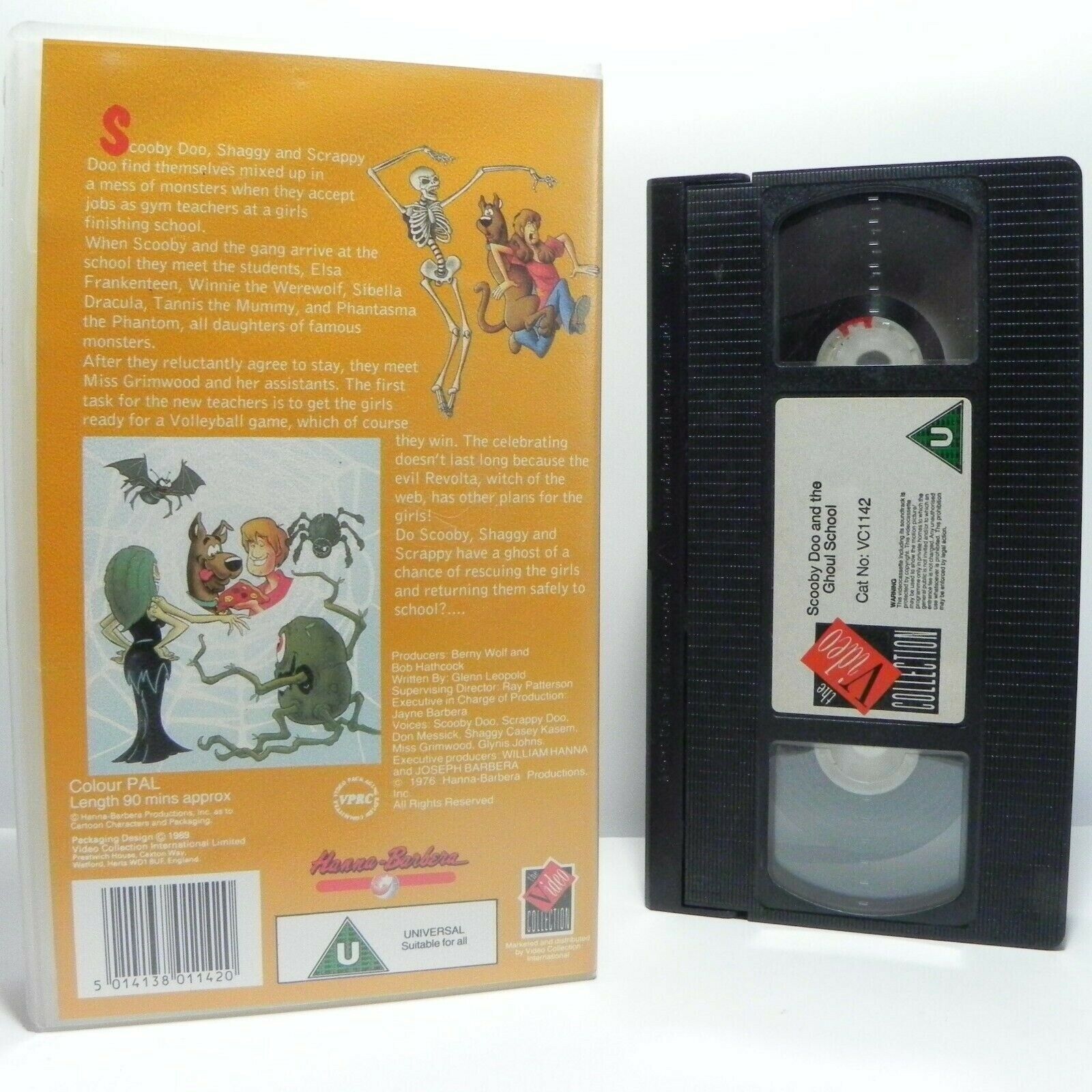 Scooby Doo And The Ghoul School - Animated - Classic - Adventures - Kids - VHS-