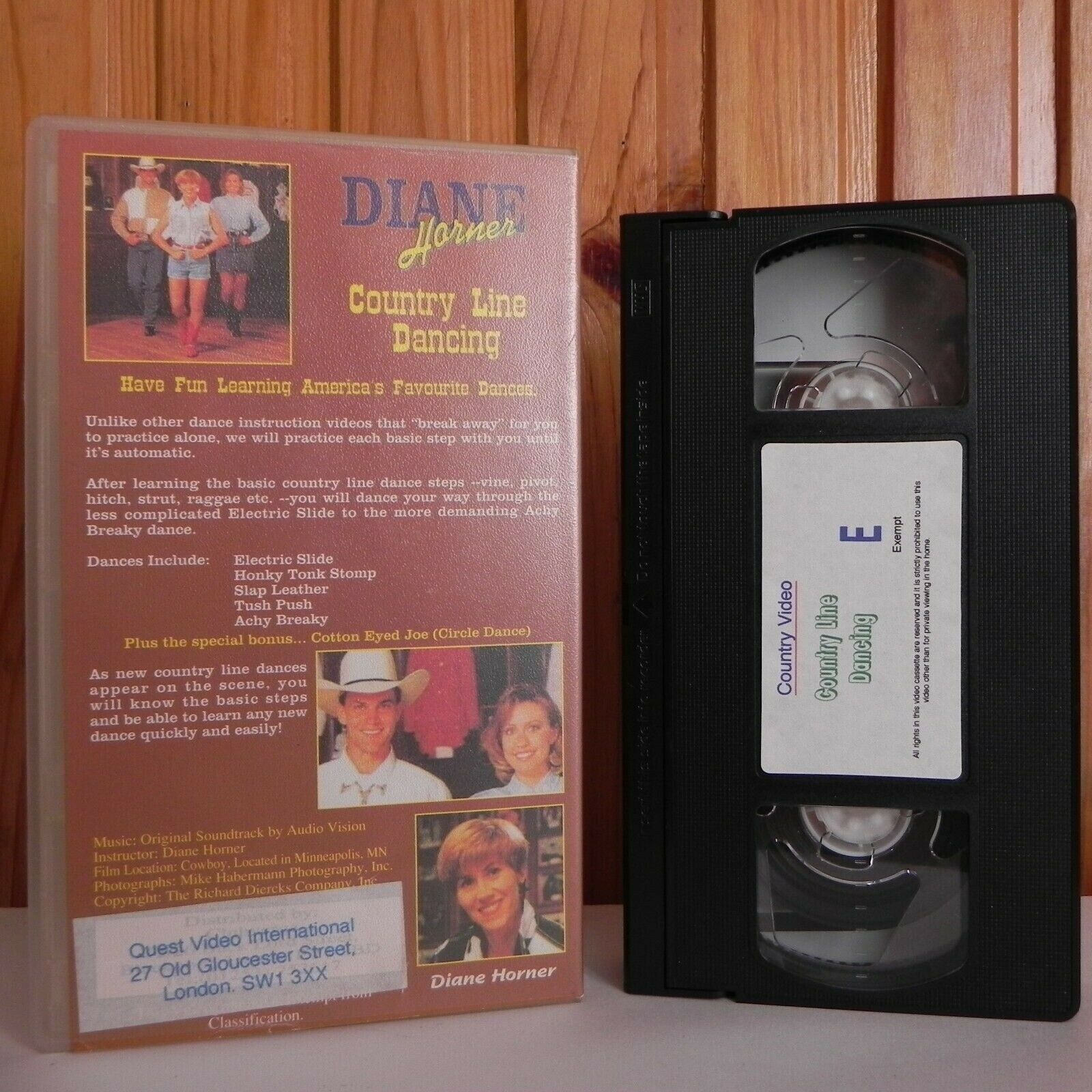 Diane Horner: Country Line Dancing - Learning - America's Favourite Dances - VHS-