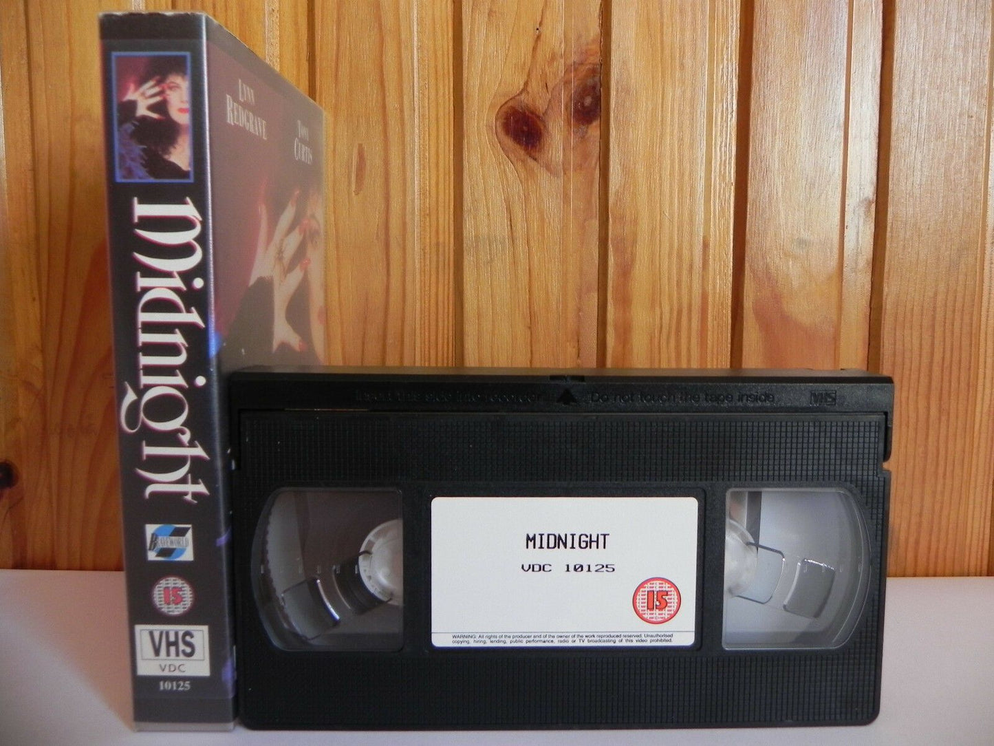 Midnight - Braveworld - A Devilish Comedy - Lynn Redgrave - Tony Curtis - VHS-