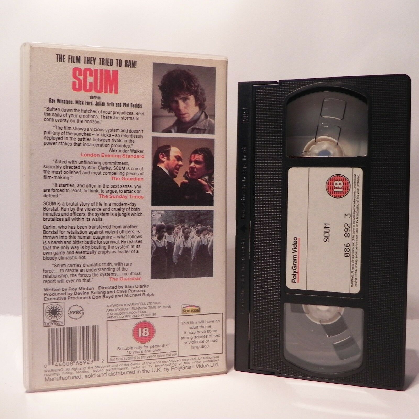 Scum: Full Uncut Version - (1979) Borstal Crime Drama - Ray Winstone - Pal VHS-