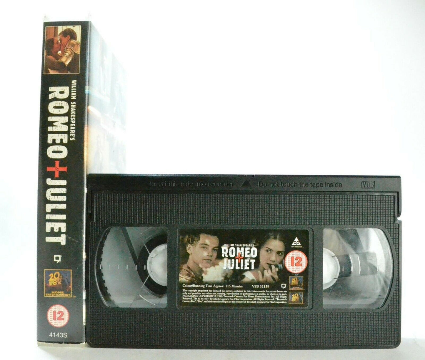 Romeo And Juliet: Leonardo DiCaprio/Claire Danes - Romantic Crime (1996) - VHS-
