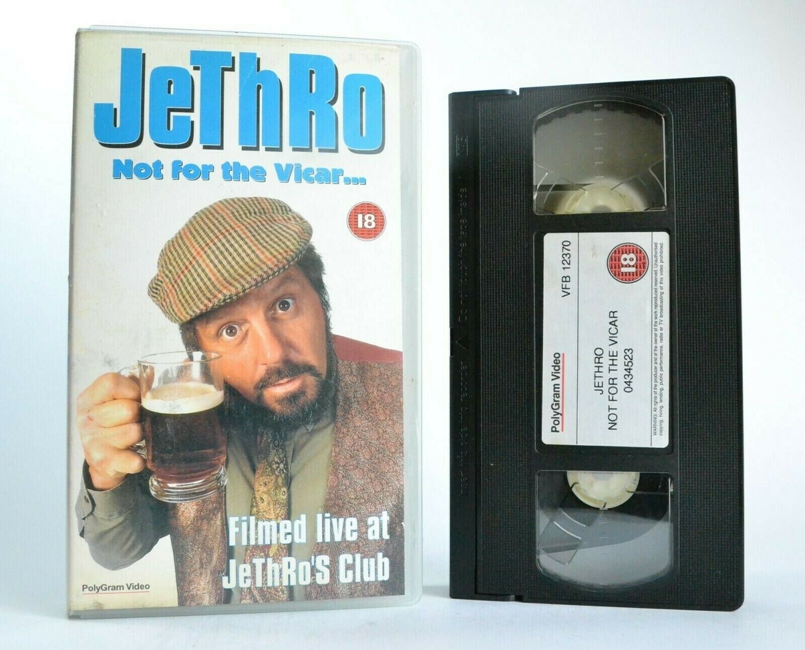Jethro: Not For The Vicar - Live From West Country - Stand-Up Comedy - Pal VHS-