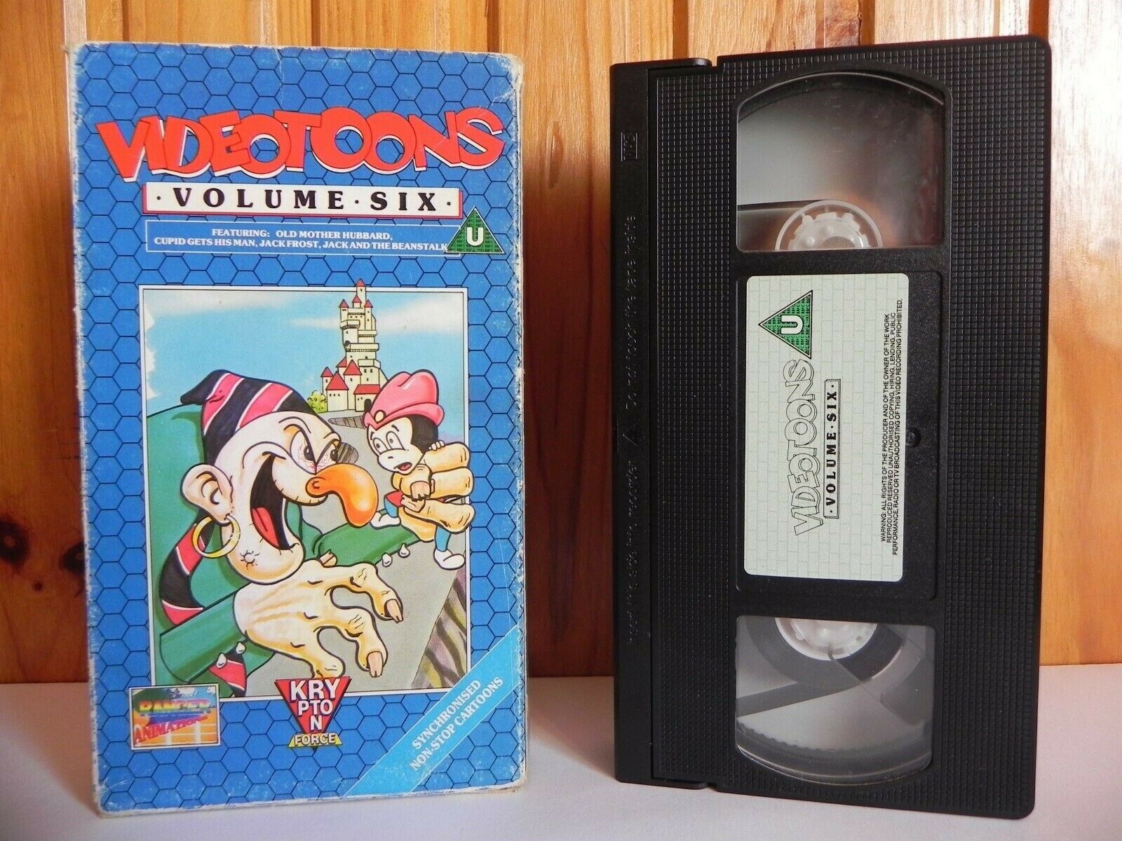 Videotoons - Volume Six - Four Tales - One Video - Children's - Carton - Pal VHS-