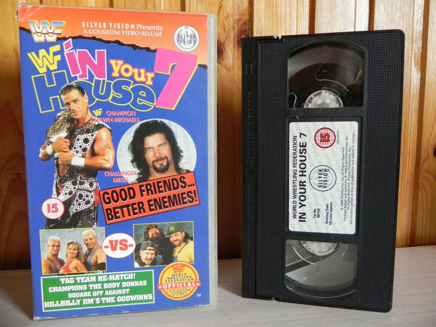 WWF Wrestling In Your House 7 - 28/04/96 Omaha/Nebraska - Goldust - Diesel - VHS-