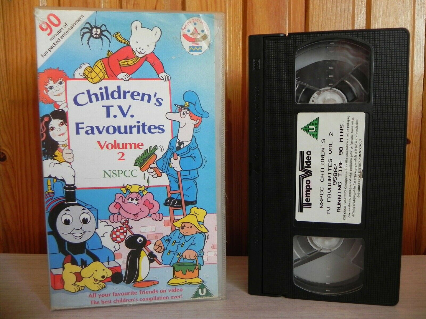 Children's T.V. Favourites - Postman Pat - Thomas - Pingu - Rosie & Jim, - VHS-
