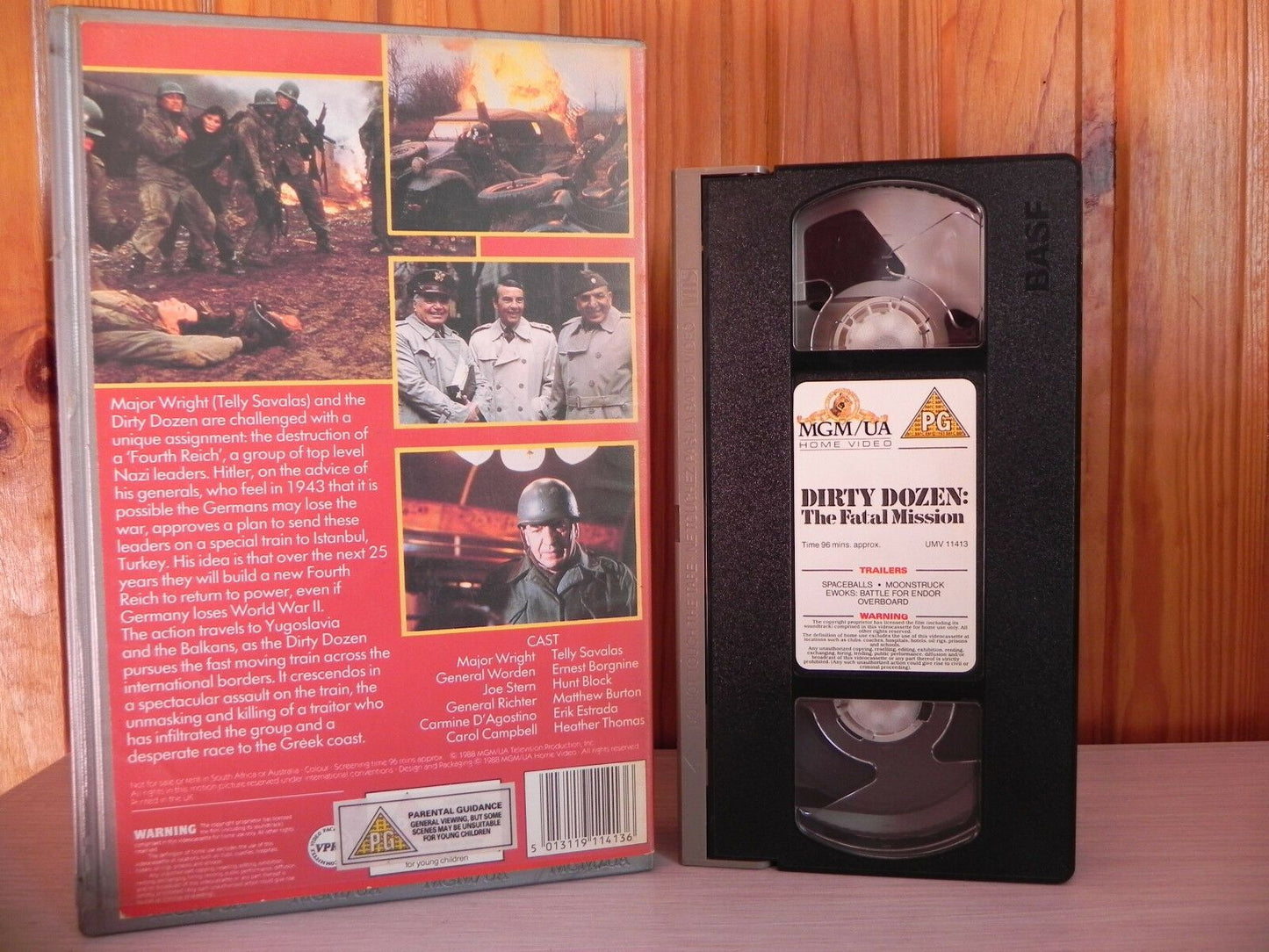 DIRTY DOZEN - Original MGM - Big Box Release - PreCert - The Fatal Mission - VHS-