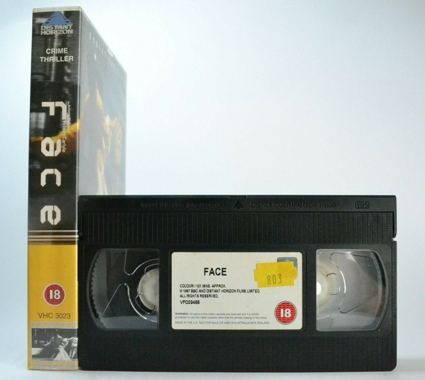 Face: British Thriller (1997) - Large Box - Ray Winstone/Damon Albarn - Pal VHS-