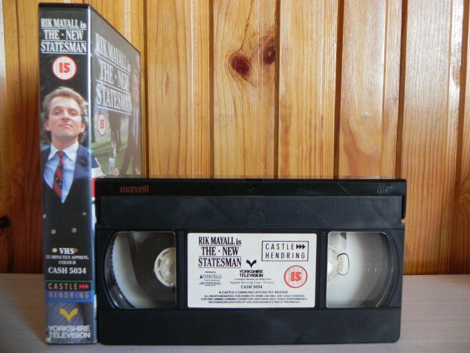 Rick Mayall Is The New Statesman - 2 Full-Lenght Episodes - Tv Series - Pal VHS-
