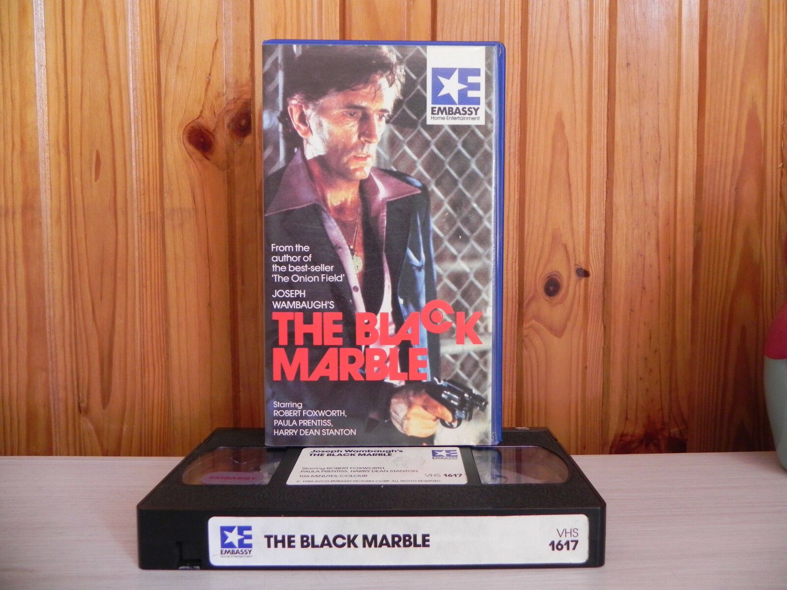 The Black Marble - Robert Foxworth - AVC Embassy - Action Drama - Pre Cert VHS-