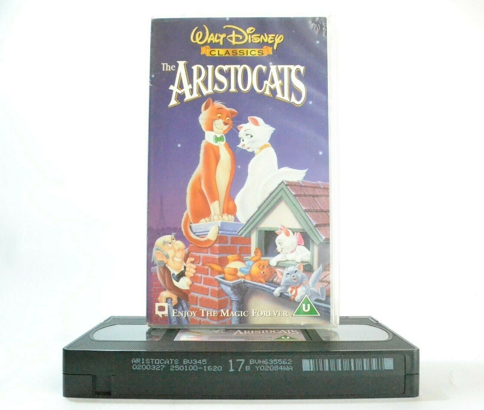 The Aristocats: Disney's 20th Animated Classic (1970) - Musical - Kids - Pal VHS-