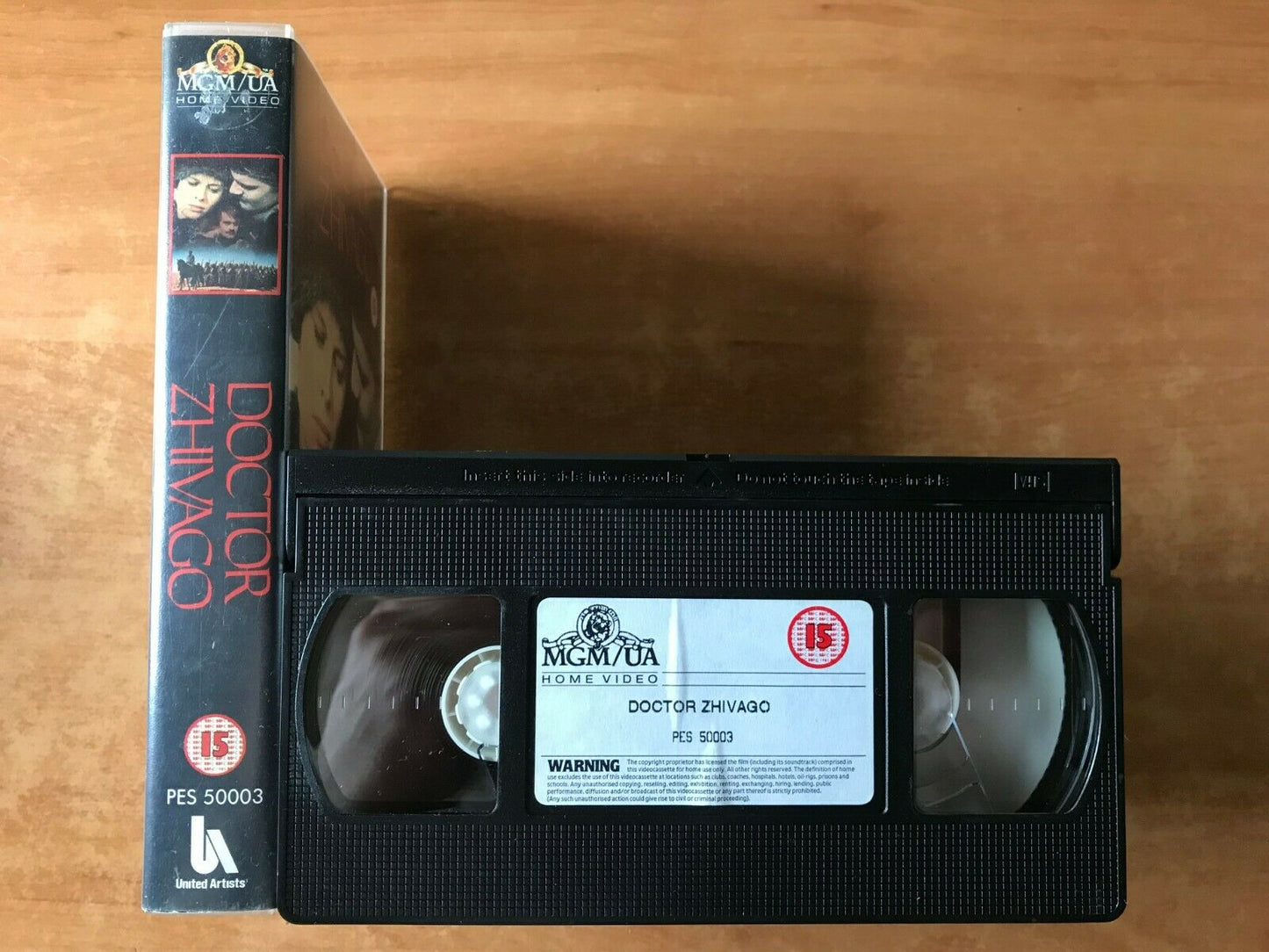 Doctor Zhivago (1965): Romantic War Drama - Omar Sharif / Alec Guiness - Pal VHS-