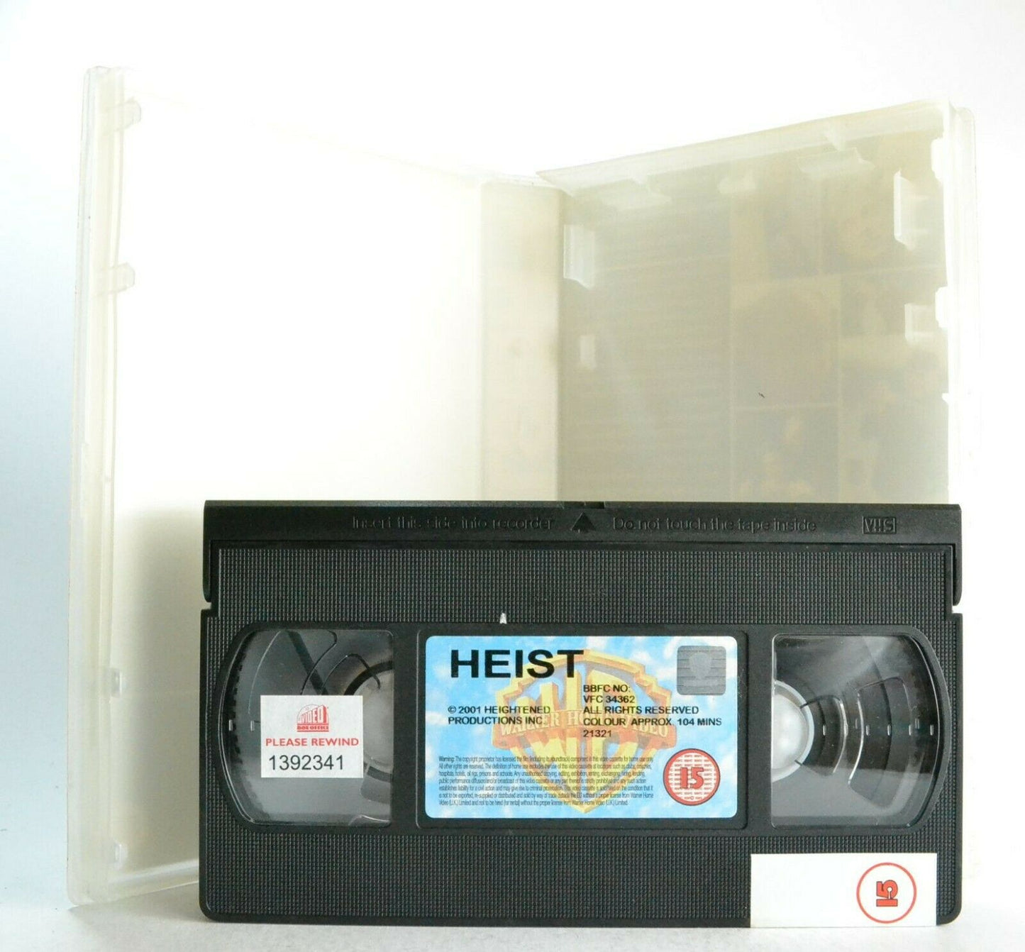 Heist: Crime Thriller (2001) - Large Box - Ex-Rental - G.Hackman/D.DeVito - VHS-