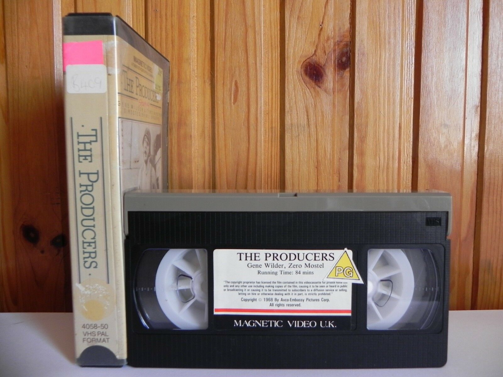 The Producers - Magnetic Video - Comedy - Pre-cert - Gene Wilder - Pal VHS-