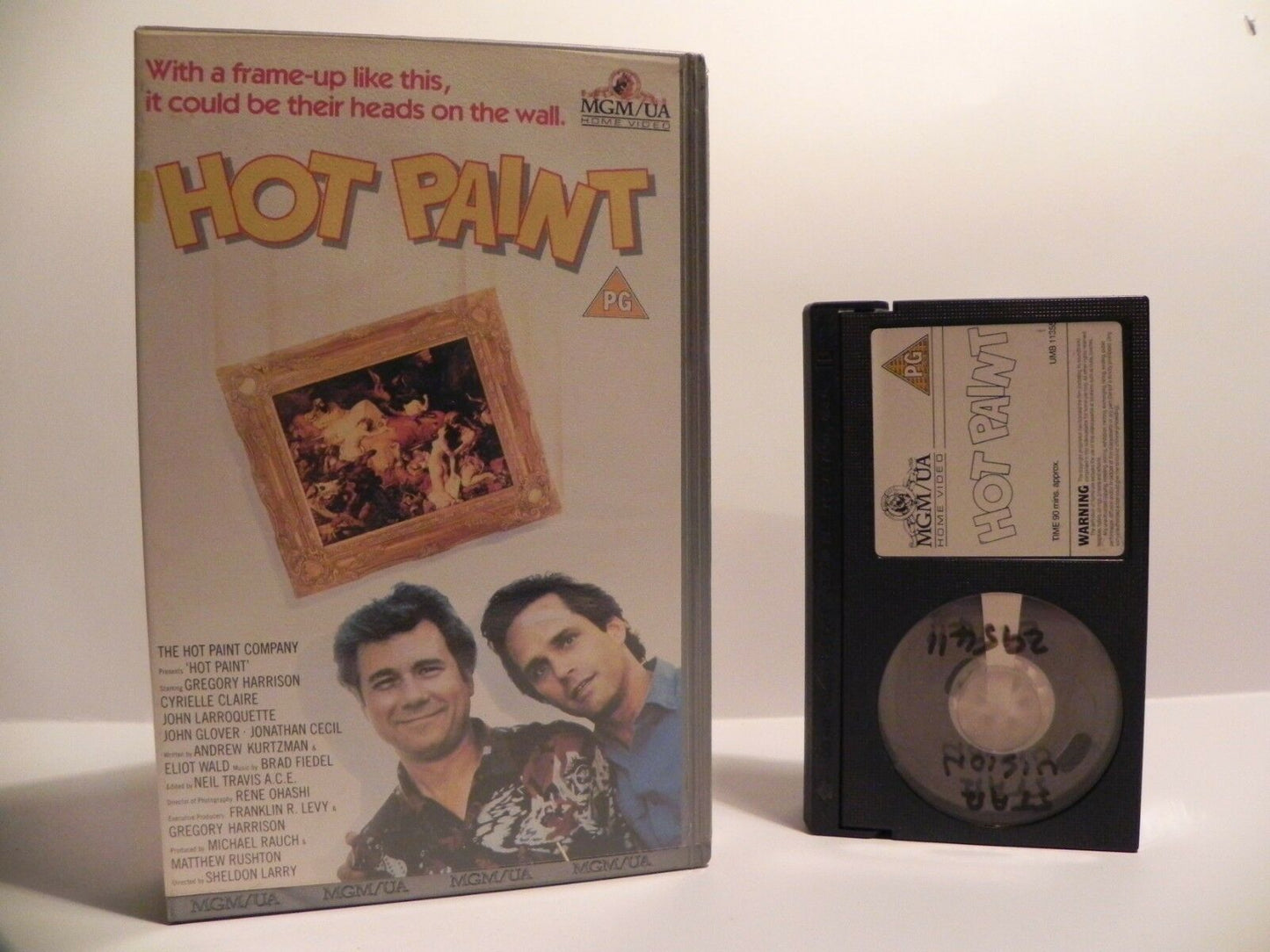 Hot Paint: T.V Movie (1988) Crime Comedy - A.Anderson - M.Austin - Pal Betamax-